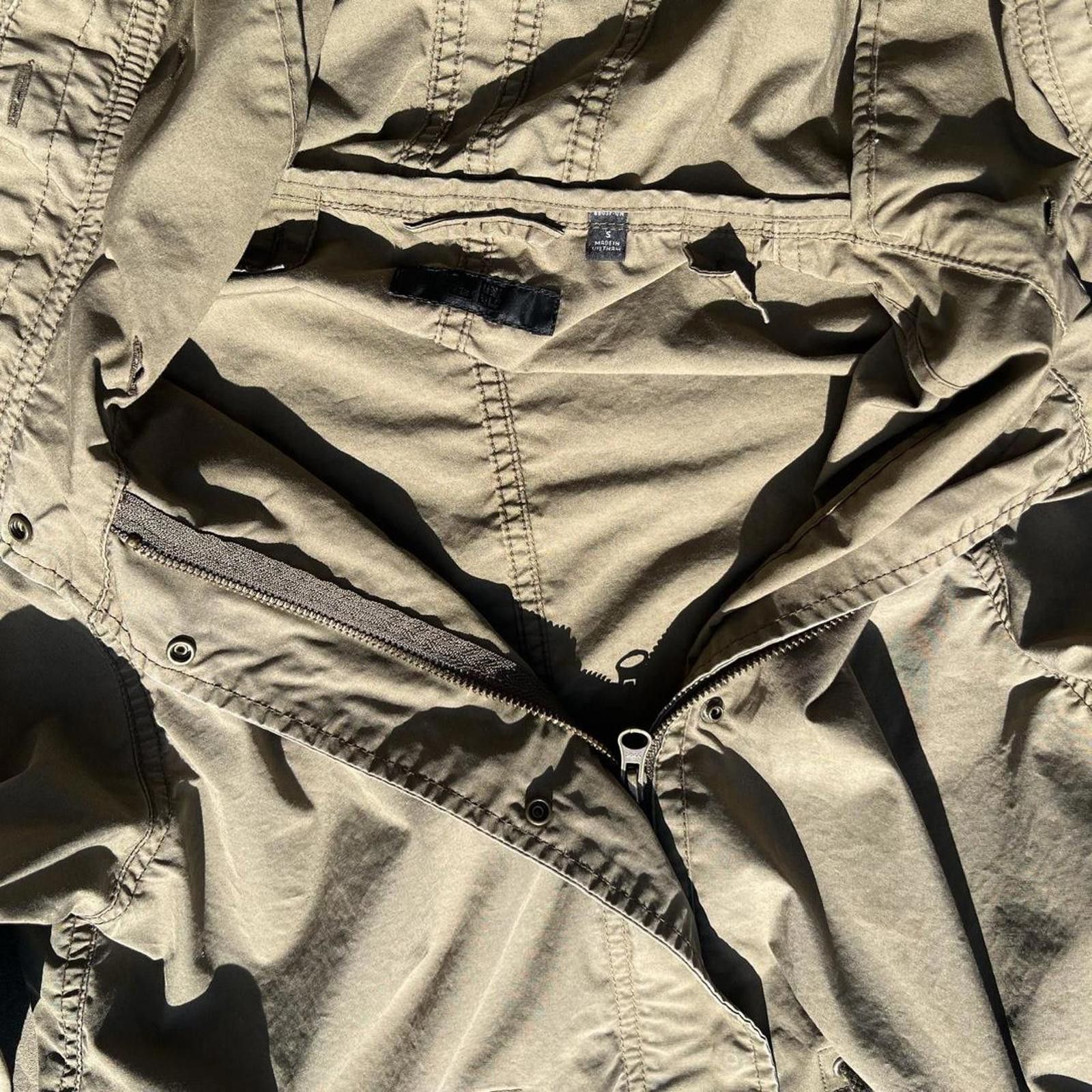 Uniqlo Uniqlo Khaki Poplin Mid Length Jacket Size XS / US 0-2 / IT 36-38 - 3 Thumbnail