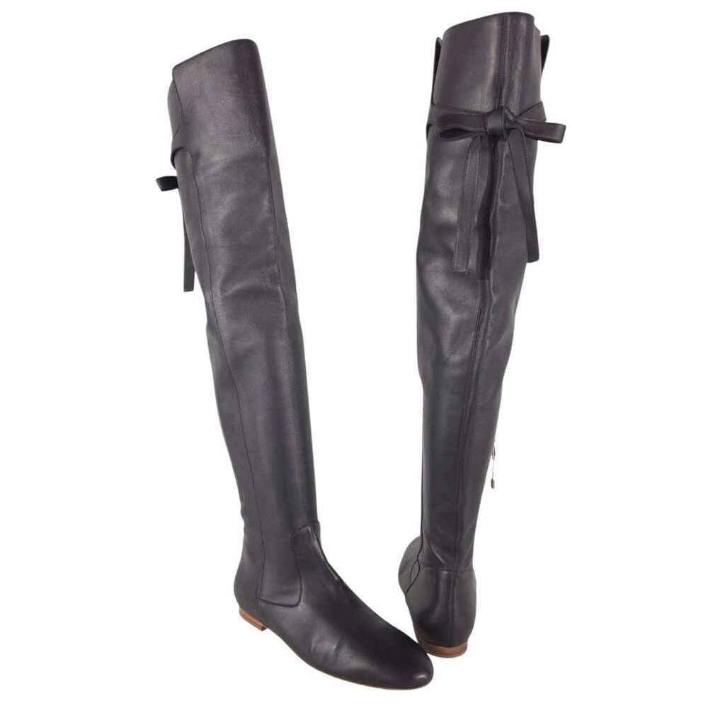 Gabriela Hearst Gabriela Hearst Over the Knee Boots US 11 EU 42 Womens Black Size US 11 / IT 41 - 1 Thumbnail