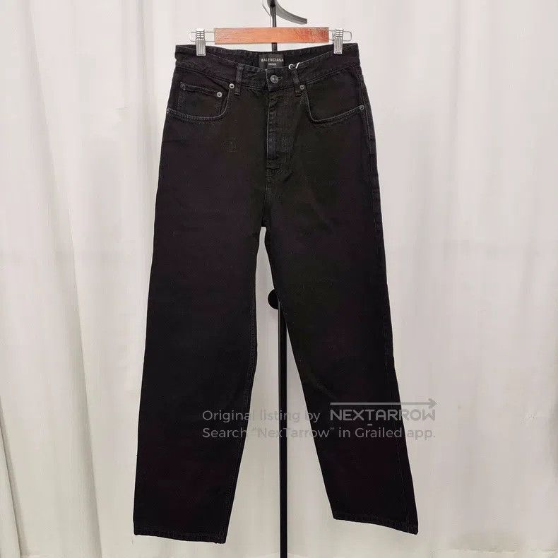 Balenciaga Balenciaga size XXS Black Denim Pants Size US 27 - 1 Thumbnail