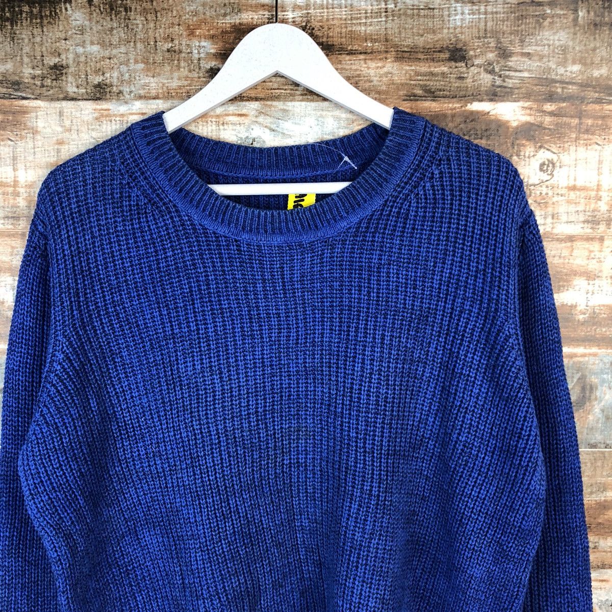 Homespun Knitwear × Japanese Brand World Basic Blue Knitwear #A1502 Size US M / EU 48-50 / 2 - 5 Thumbnail