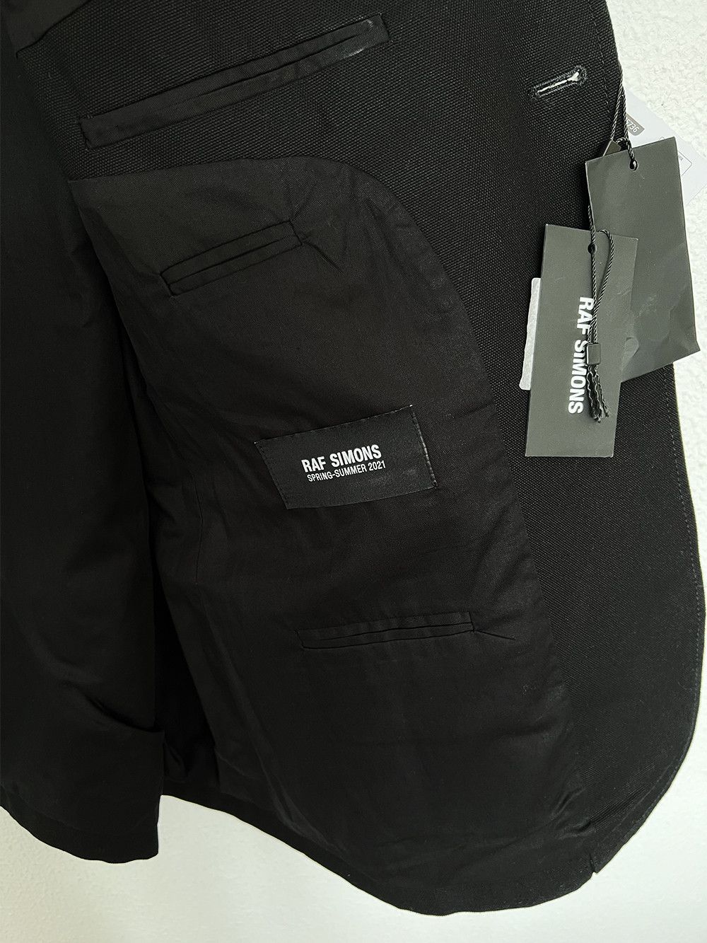 Raf Simons SS21 Boxy Cotton Blazer Size 48R - 5 Thumbnail