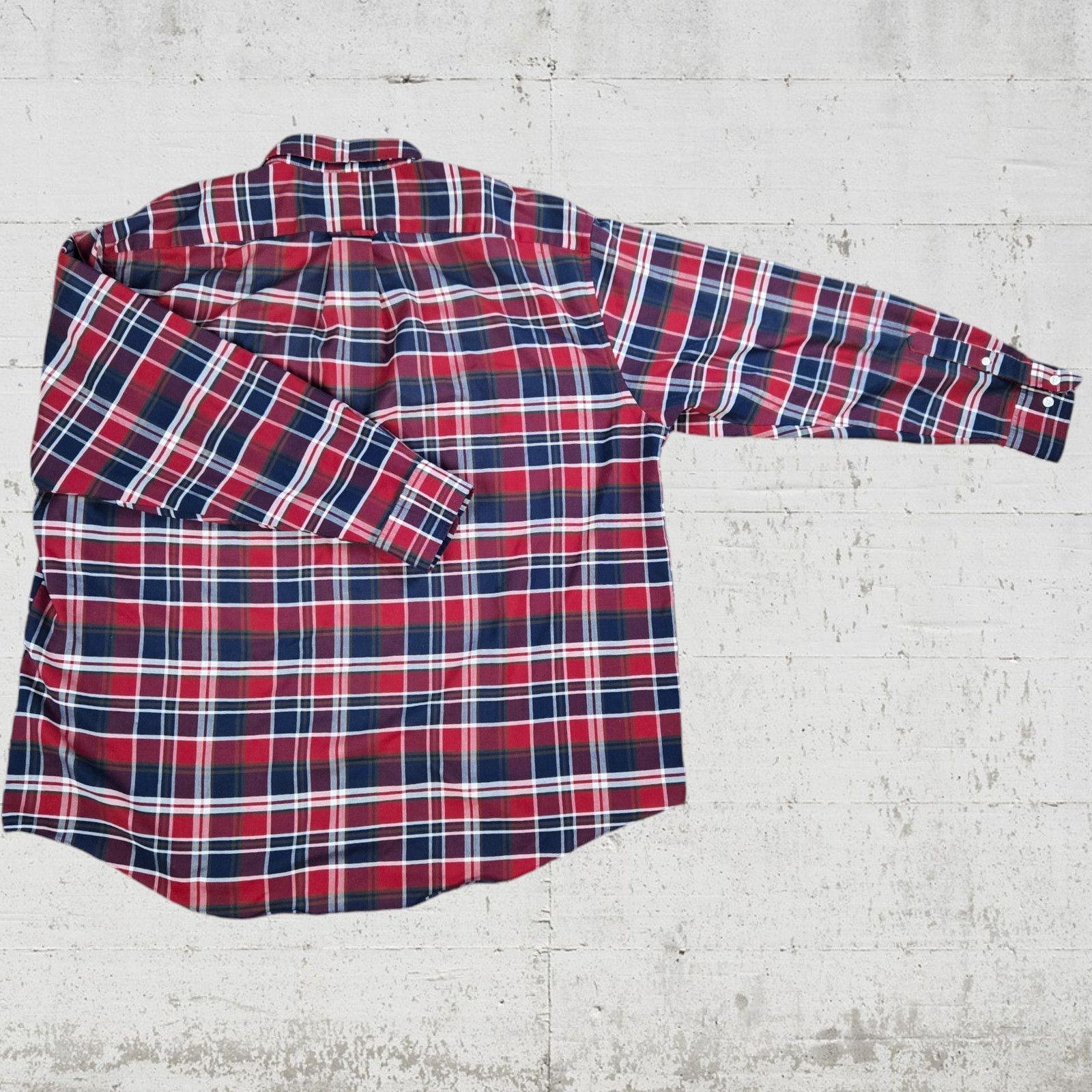 Towncraft Vintage Red Plaid Classic Button Down Shirt Size XL Size US XL / EU 56 / 4 - 7 Thumbnail