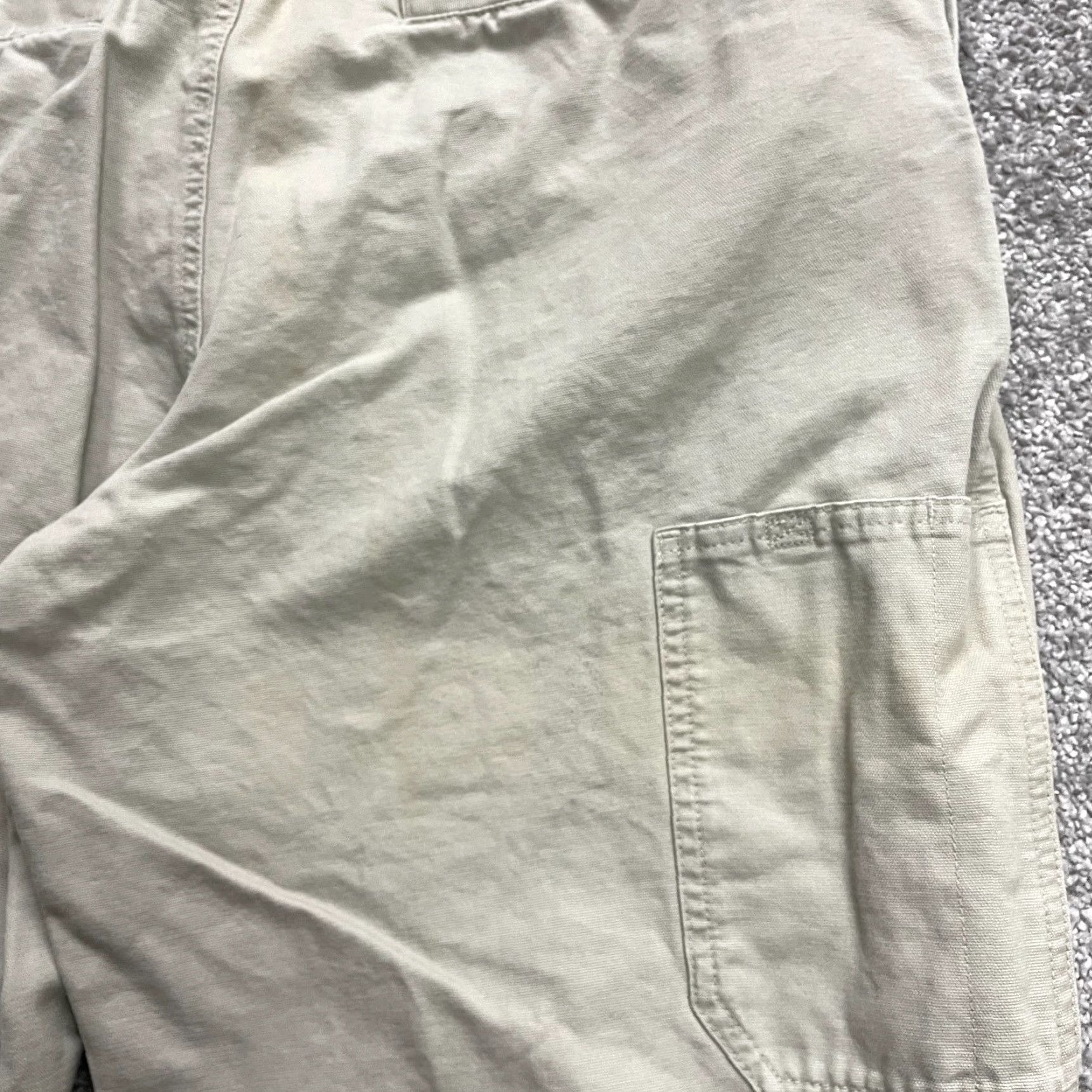 Vintage Columbia Carpenter Pants Men 34 Beige Straight Leg Cotton Work 32x30 Size US 34 / EU 50 - 5 Thumbnail