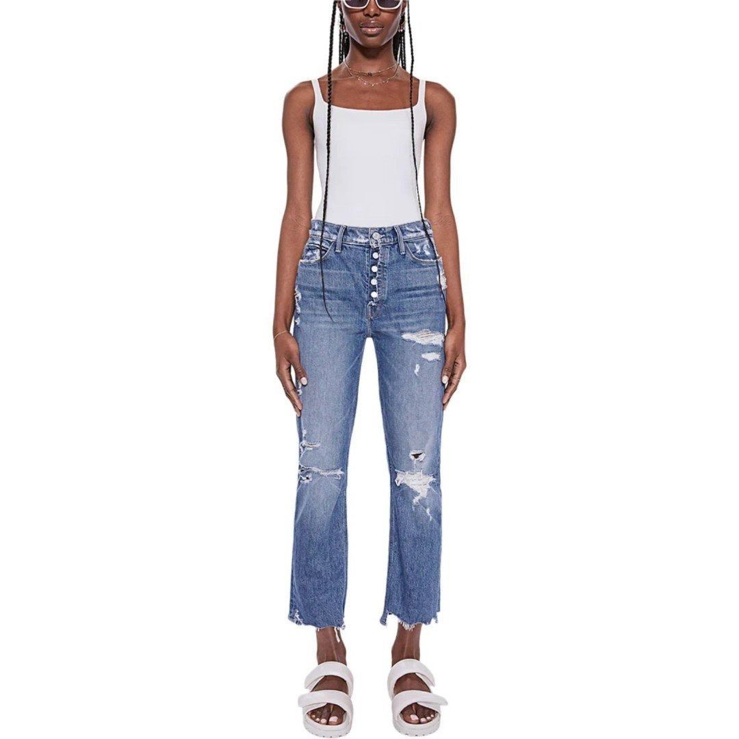 MOTHER MOTHER The Mid Rise Fly Cut Dazzler Ankle Walking on Stones Size 24" / US 00 / IT 34 - 1 Thumbnail