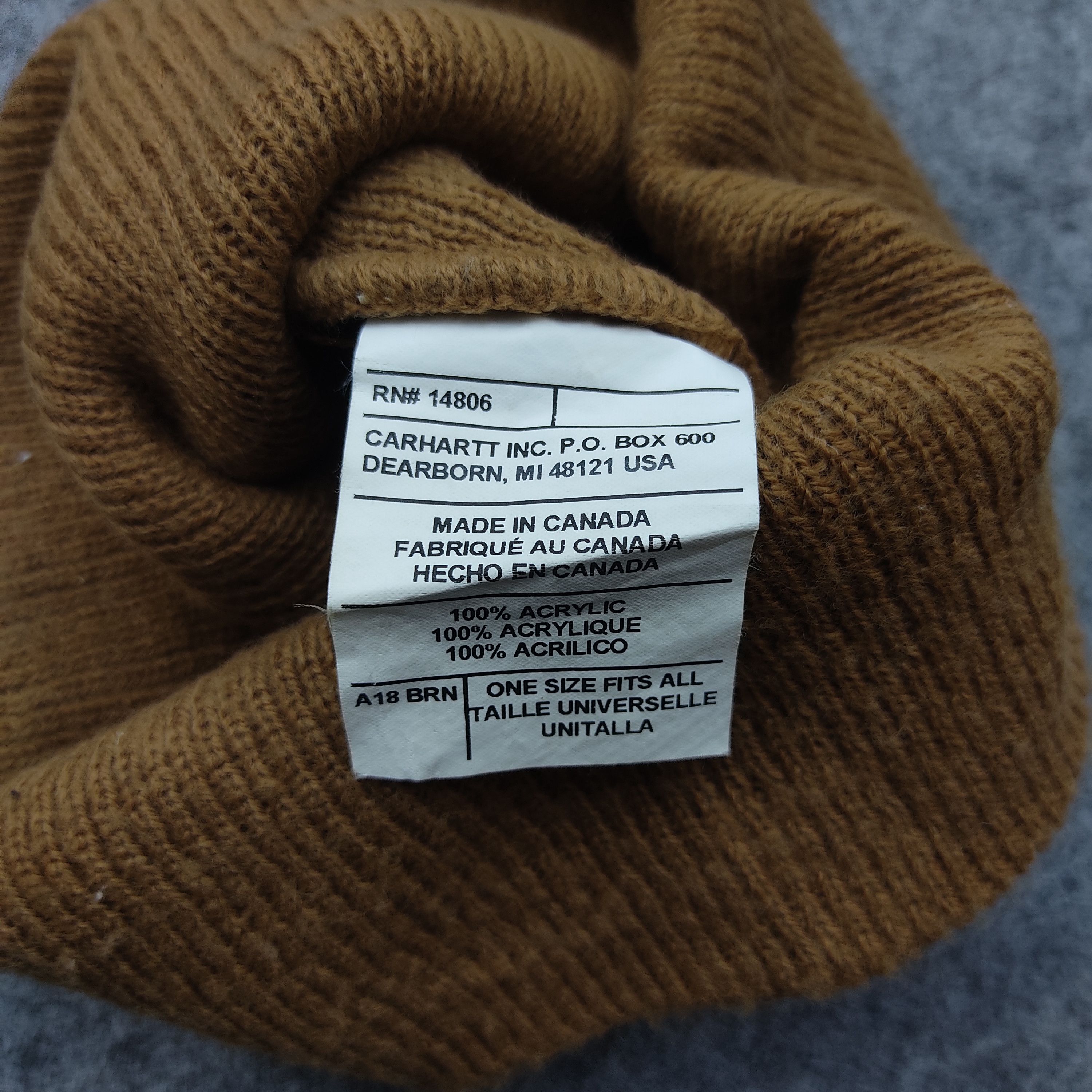 Carhartt × Vintage Carhartt Plain Beanie / Snow Hat / Snow Cap Size ONE SIZE - 3 Thumbnail
