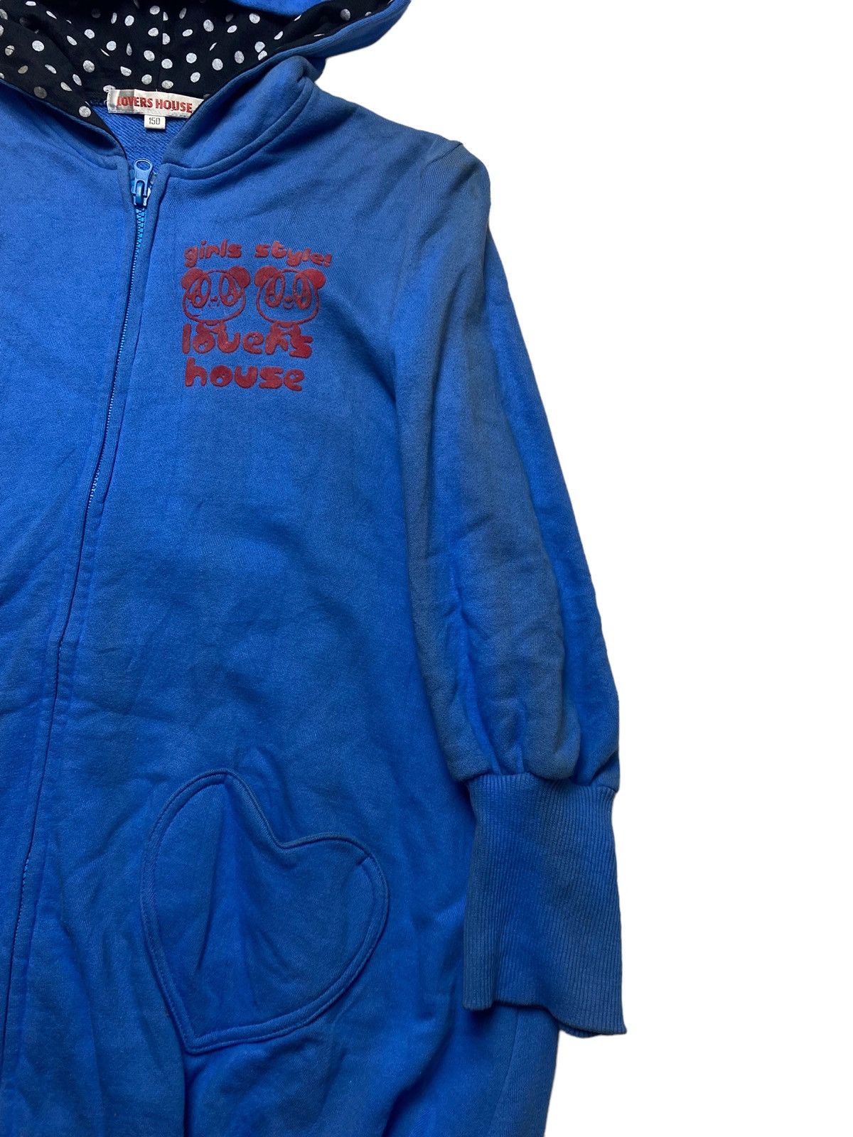 Angel Blue 2000s Super Lovers - Long Zip Hoodie Jacket Size S / US 4 / IT 40 - 4 Thumbnail