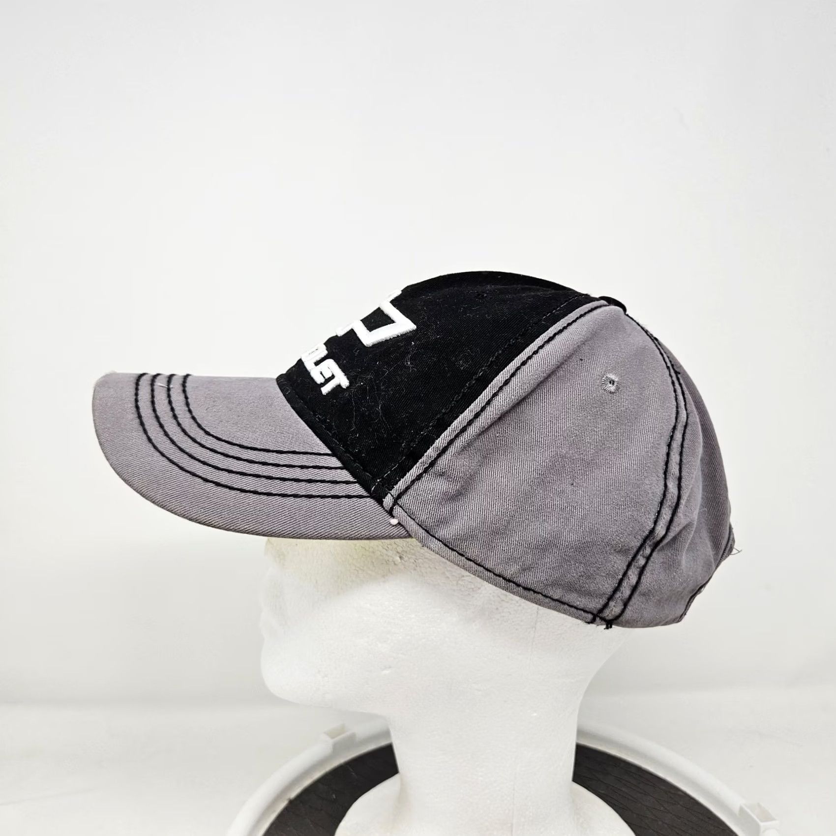 Logo 7 Chevrolet Hat Cap Baseball Strap Back One Size Gray Black Mens Bowtie Logo Size ONE SIZE - 5 Thumbnail