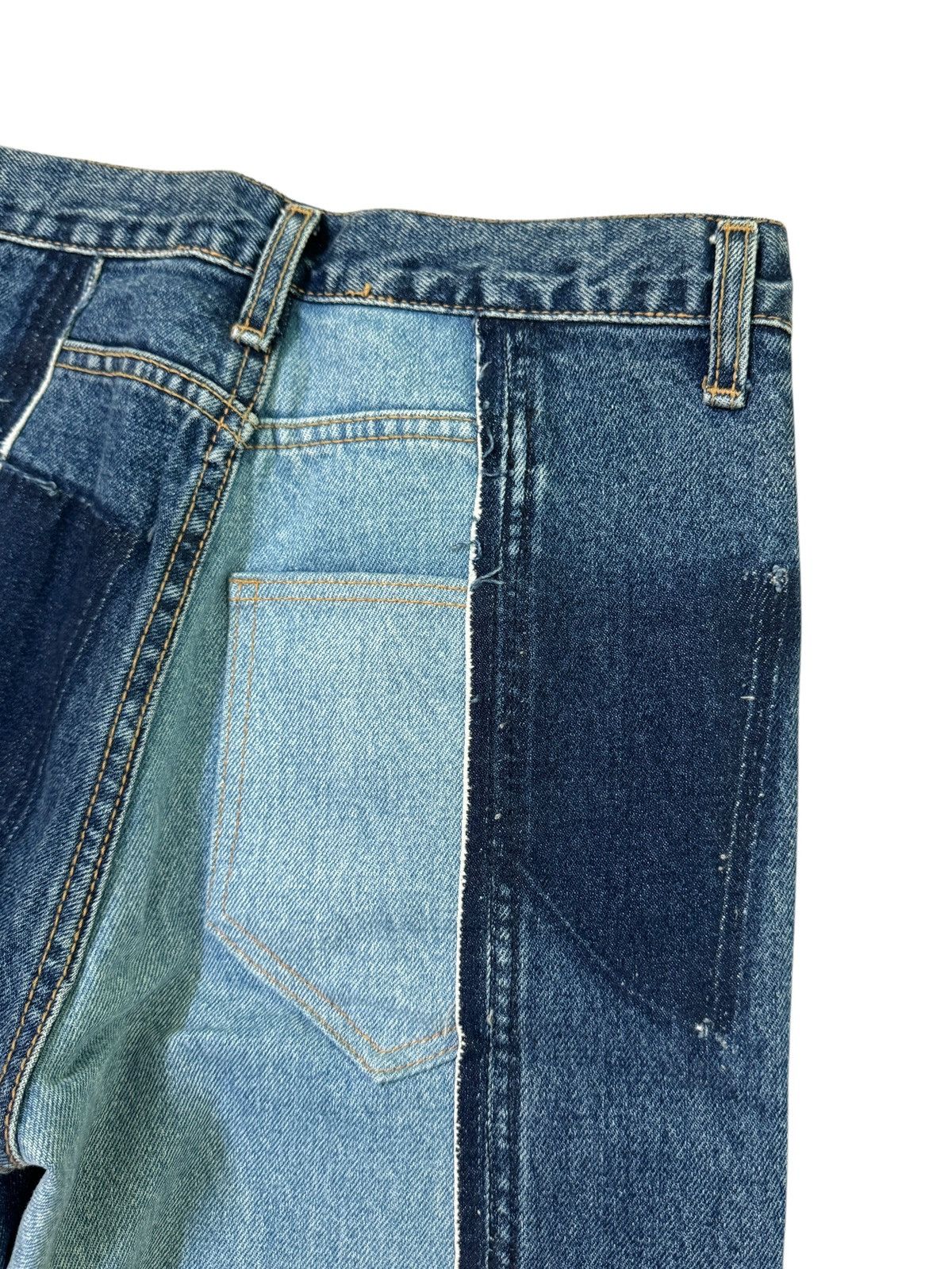 Hysteric Glamour Reconstructed Two Tone Denim Release Hem Size US 26 / EU 42 - 16 Thumbnail
