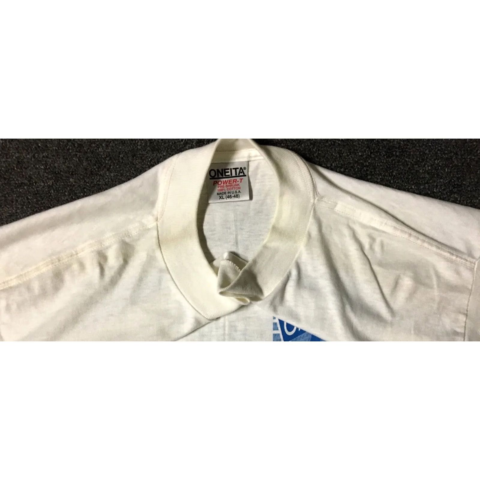 Champion Vintage 90s Chandler Flag Football Champions shirt XL USA Track & Field School PE Grunge 80s Mens White T-Shirt Size US XL / EU 56 / 4 - 7 Thumbnail