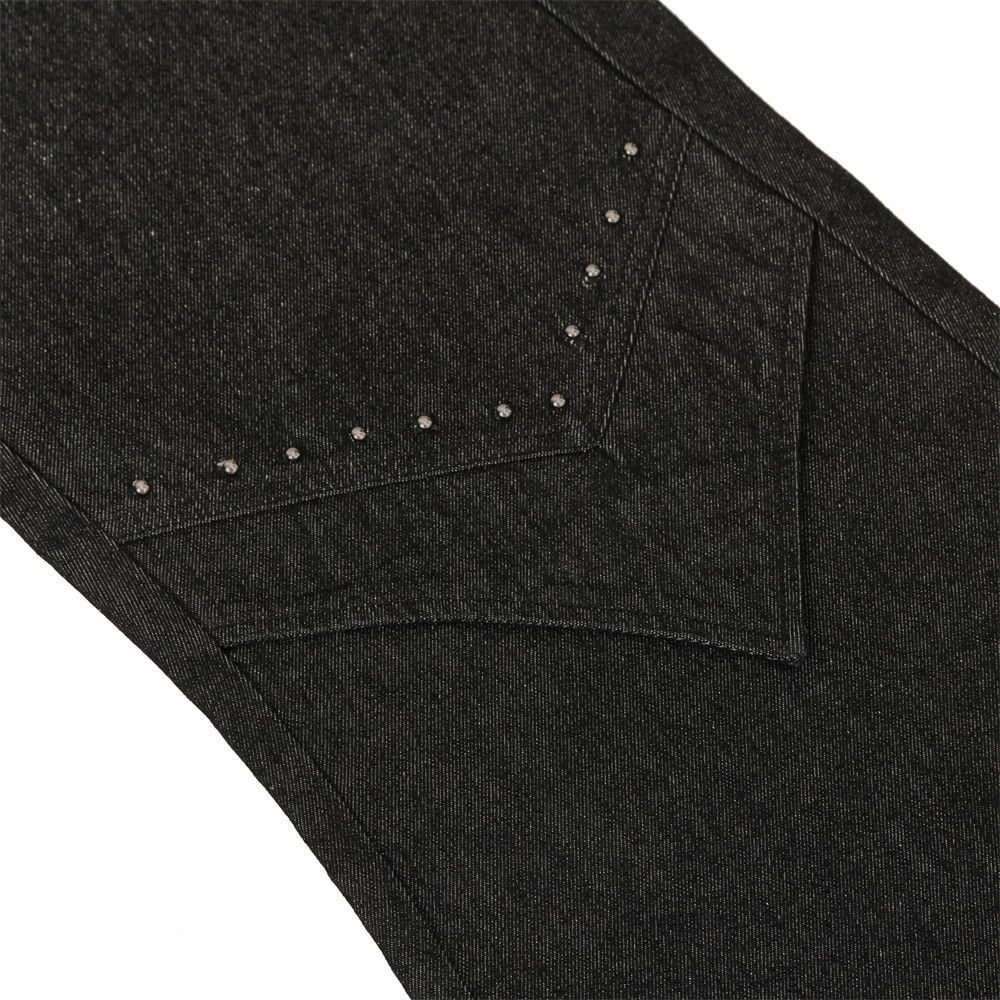 Japanese Brand × Jean American style patchwork rivet loose wide-leg scimitar jeans Size US 32 / EU 48 - 6 Thumbnail