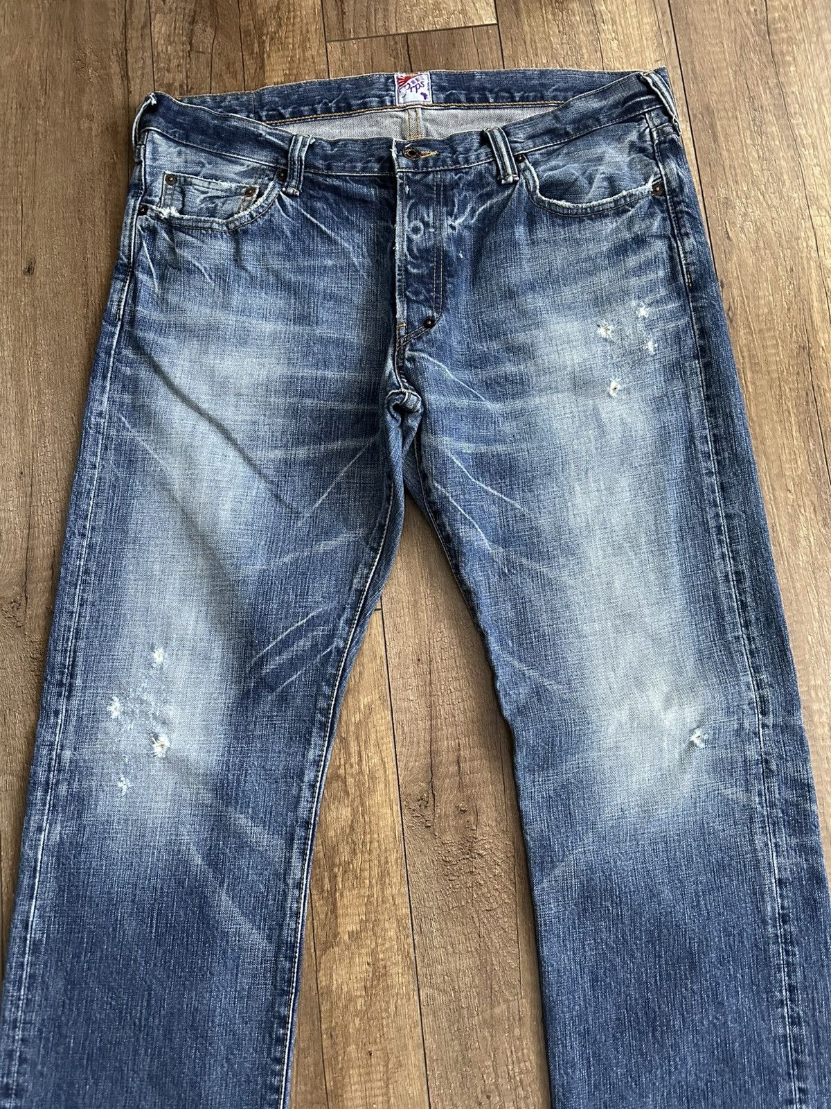 Prps PRPS Japanese Washed Denim Jeans Size US 36 / EU 52 - 4 Thumbnail