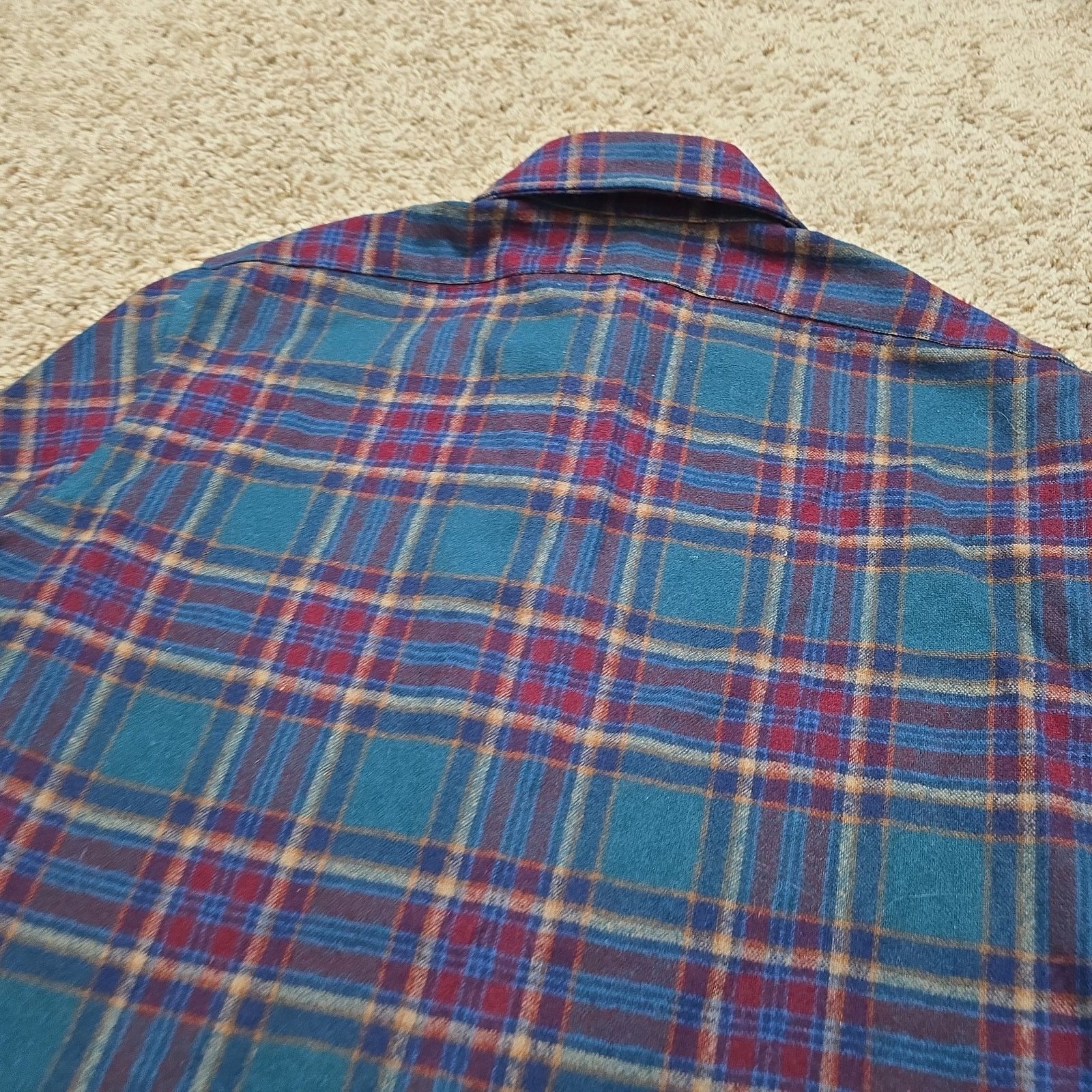 Pendleton Vintage Pendleton Wool Flannel Shirt Elbow Patch Medium Size US M / EU 48-50 / 2 - 10 Thumbnail