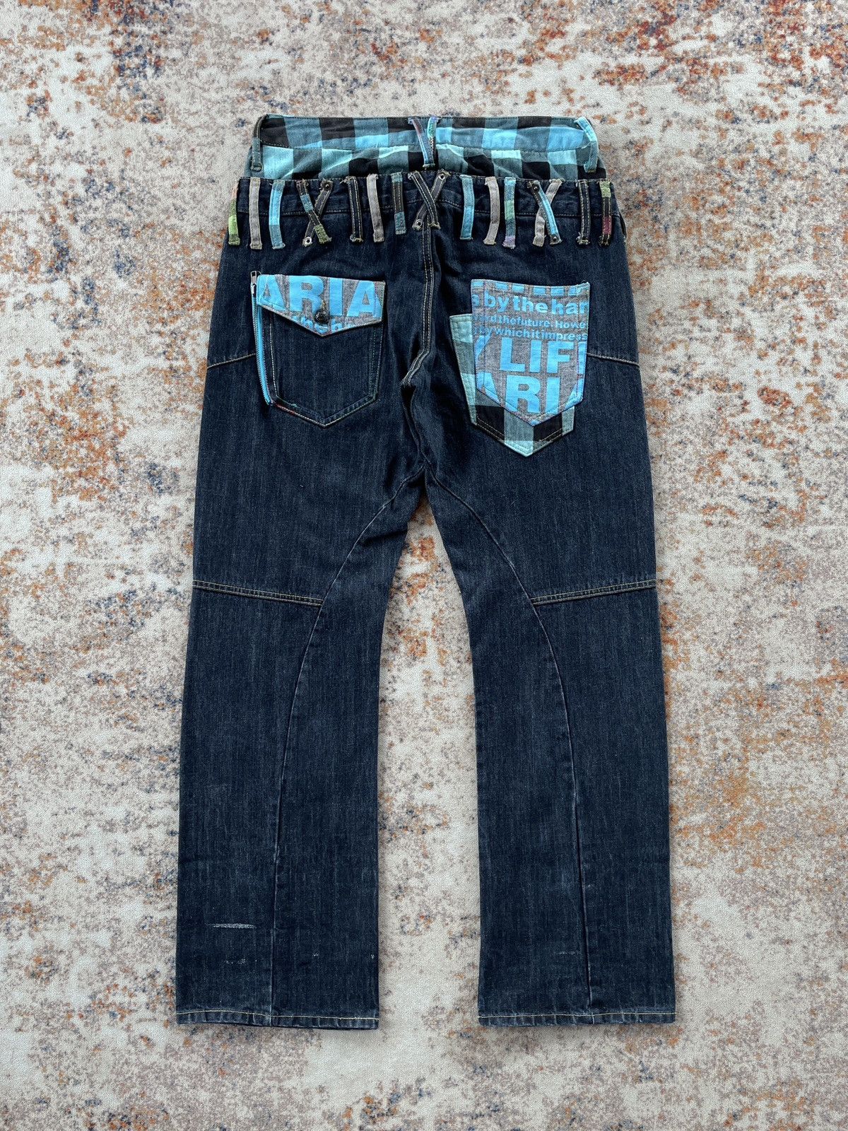 Hysteric Glamour SICK DOUBLE WAIST JEANS LOOK LIKE HYSTERIC Size US 31 - 2 Thumbnail