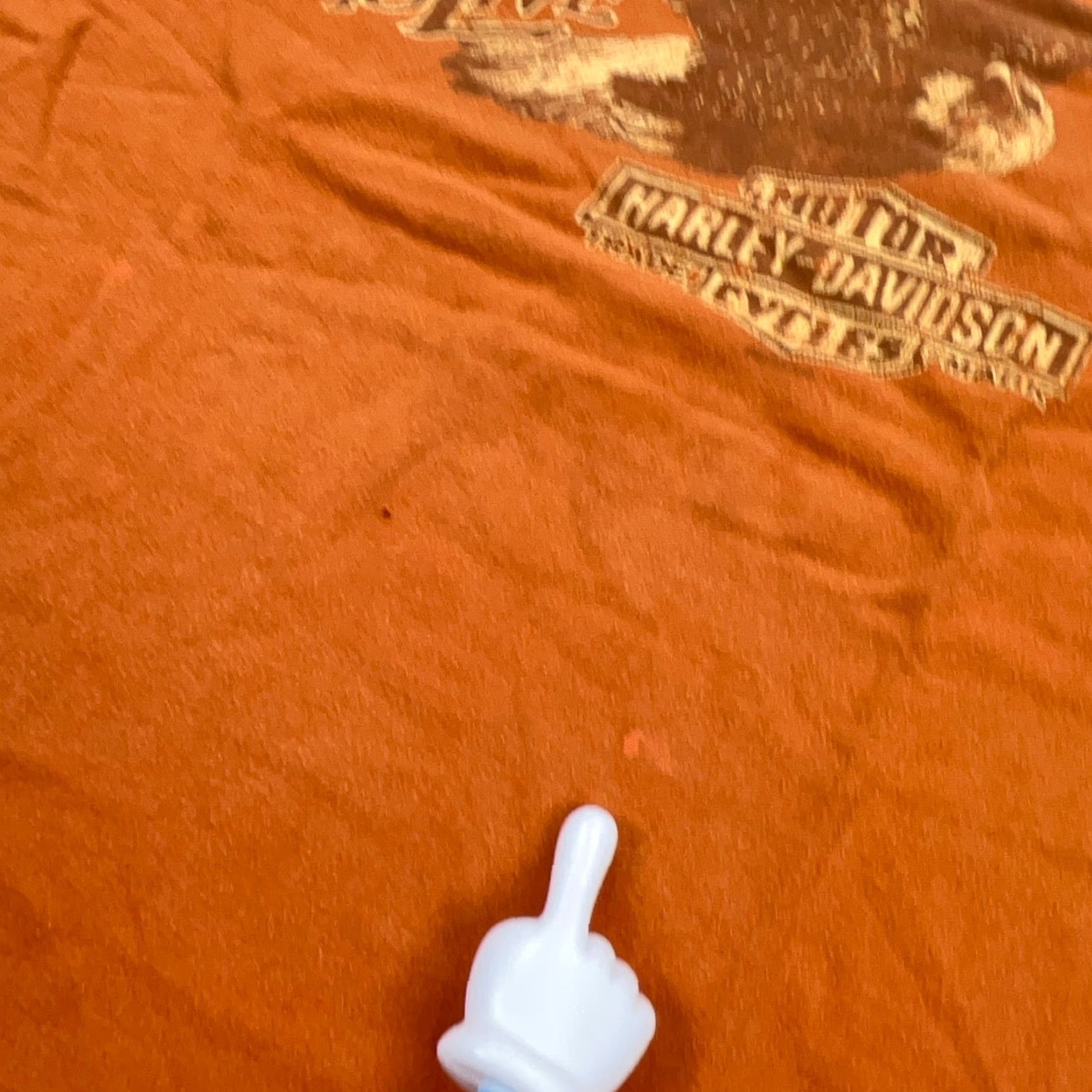 Harley Davidson VINTAGE Harley-Davidson Graphic Tee Men XL Orange Biker Eagle 80s Retro Motorcycle Size US XL / EU 56 / 4 - 6 Thumbnail