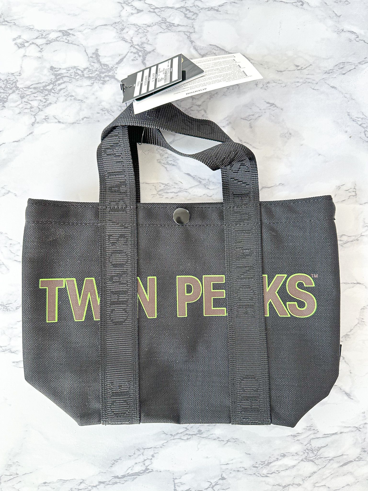 Undercover Undercover Twin Peaks Mens Slogan Small Tote Bag Size ONE SIZE - 2 Thumbnail