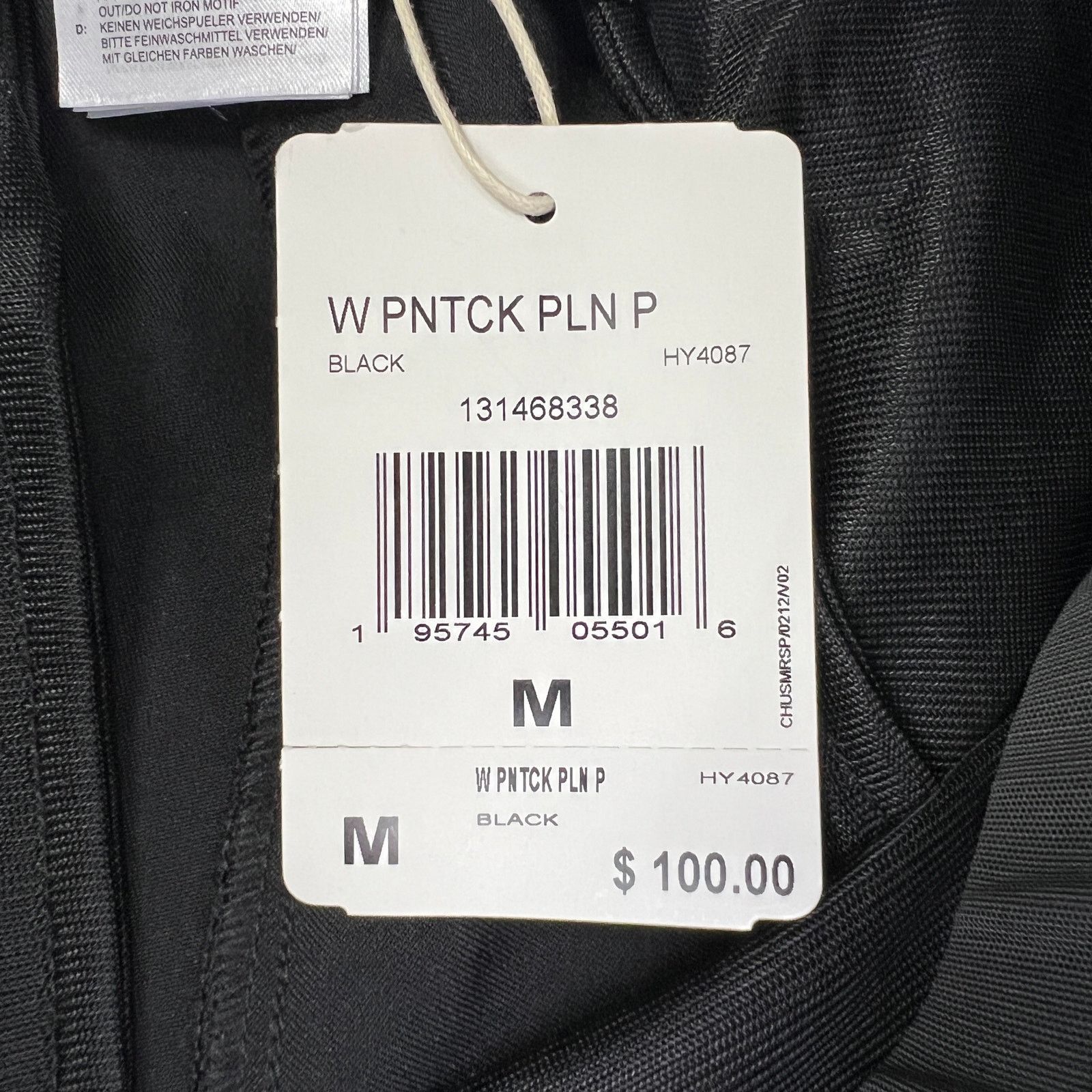 Adidas Adidas Pintuck Slim Pants Womens M Black NWT Size 28" / US 6 / IT 42 - 5 Thumbnail