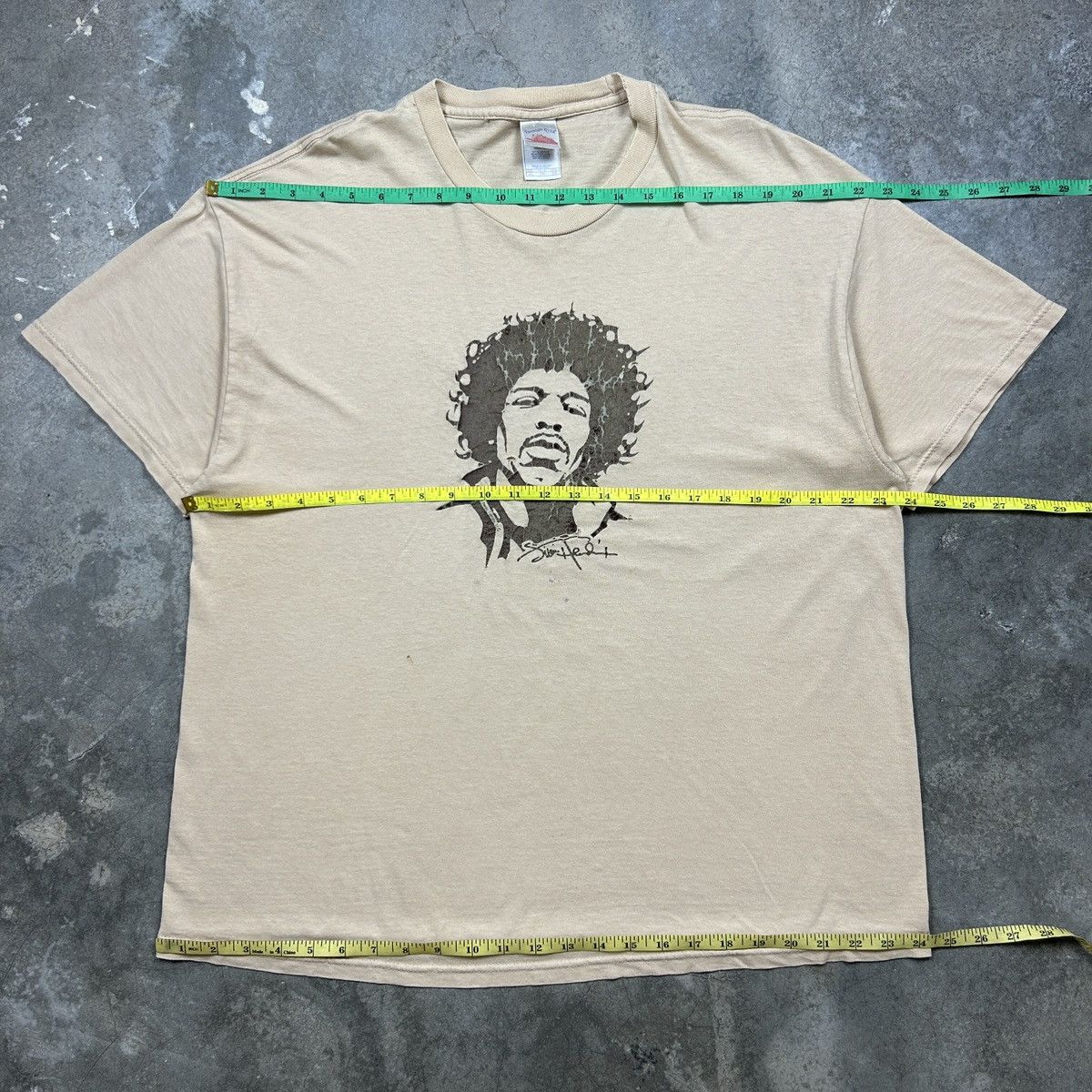 Vintage 2004 Jimi Hendrix Solo Tee Size US XL / EU 56 / 4 - 7 Thumbnail