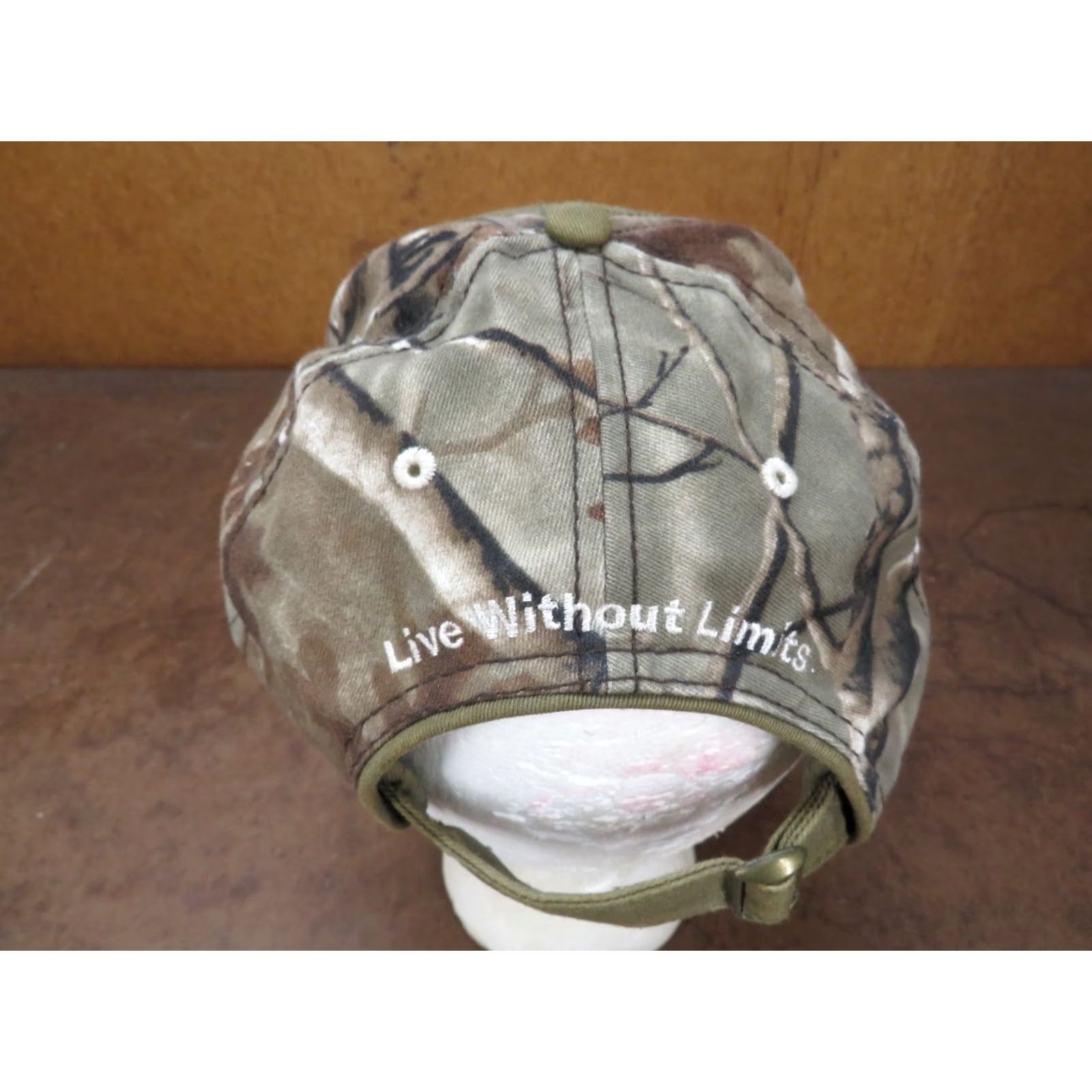 Jeep HaT Adjustable VTG Camo Distressed JEEP hunting baseball trucker cap Size ONE SIZE - 3 Thumbnail