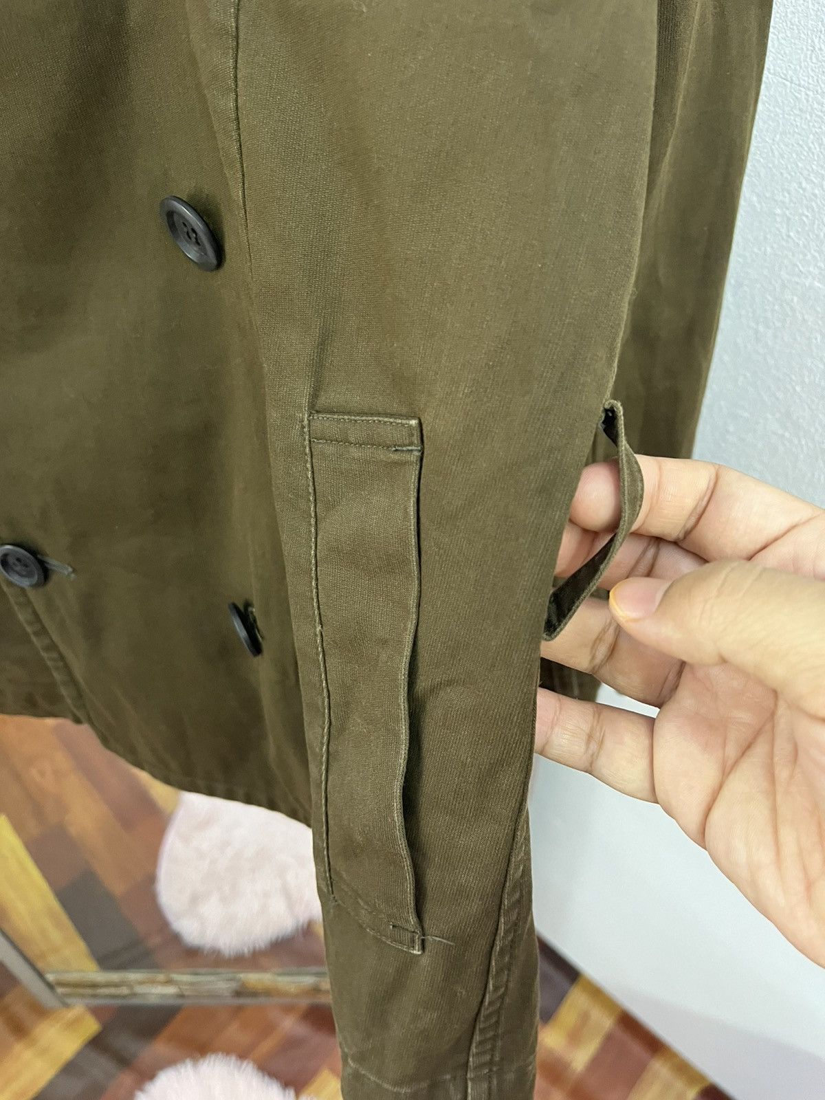 gomme Gomme Japan 05AW Cropped Trench Yohji Style Size S / US 4 / IT 40 - 7 Thumbnail