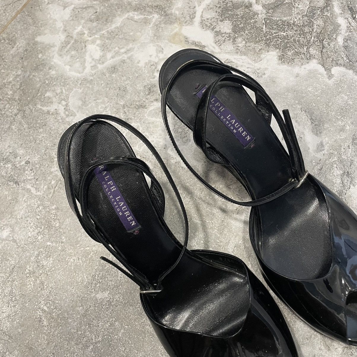 Ralph Lauren Purple Label Black Heels luxury purple label polo ralph lauren old shoes Size US 9.5 / IT 39.5 - 3 Thumbnail