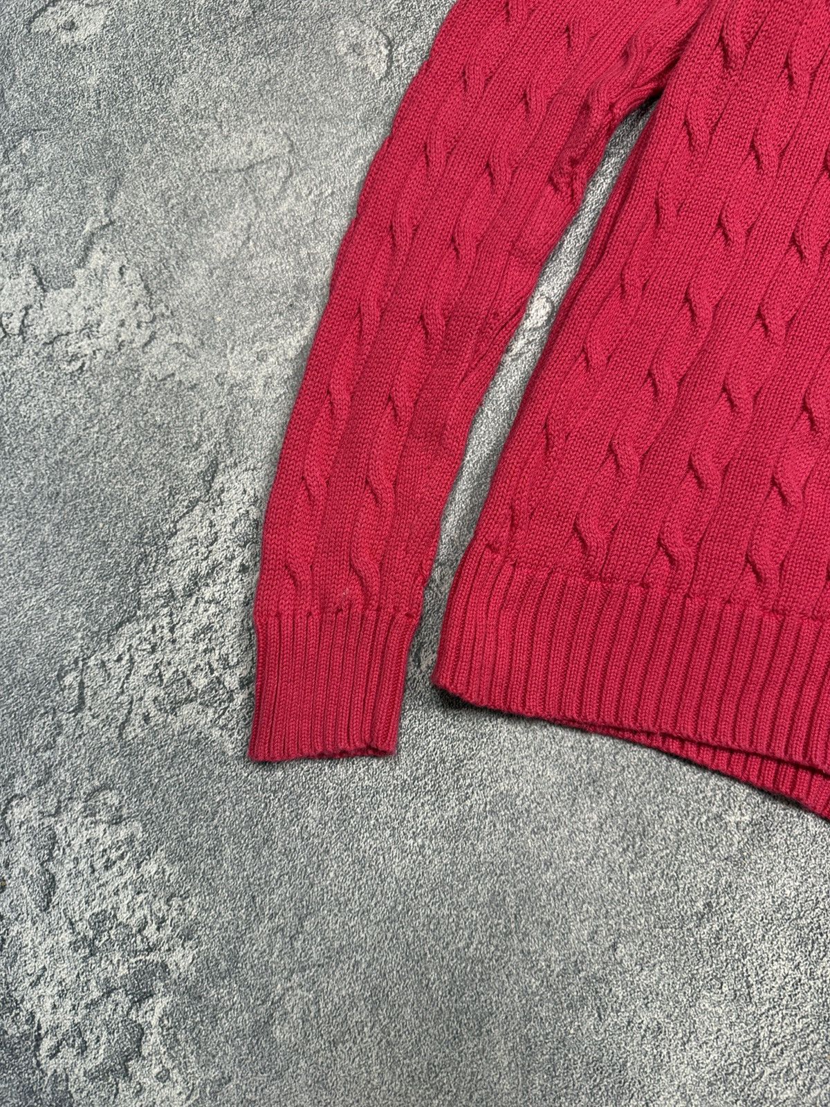 Kanye West Kanye West Pink Ralph Lauren Cable Knit Sweater Size M / US 6-8 / IT 42-44 - 4 Thumbnail