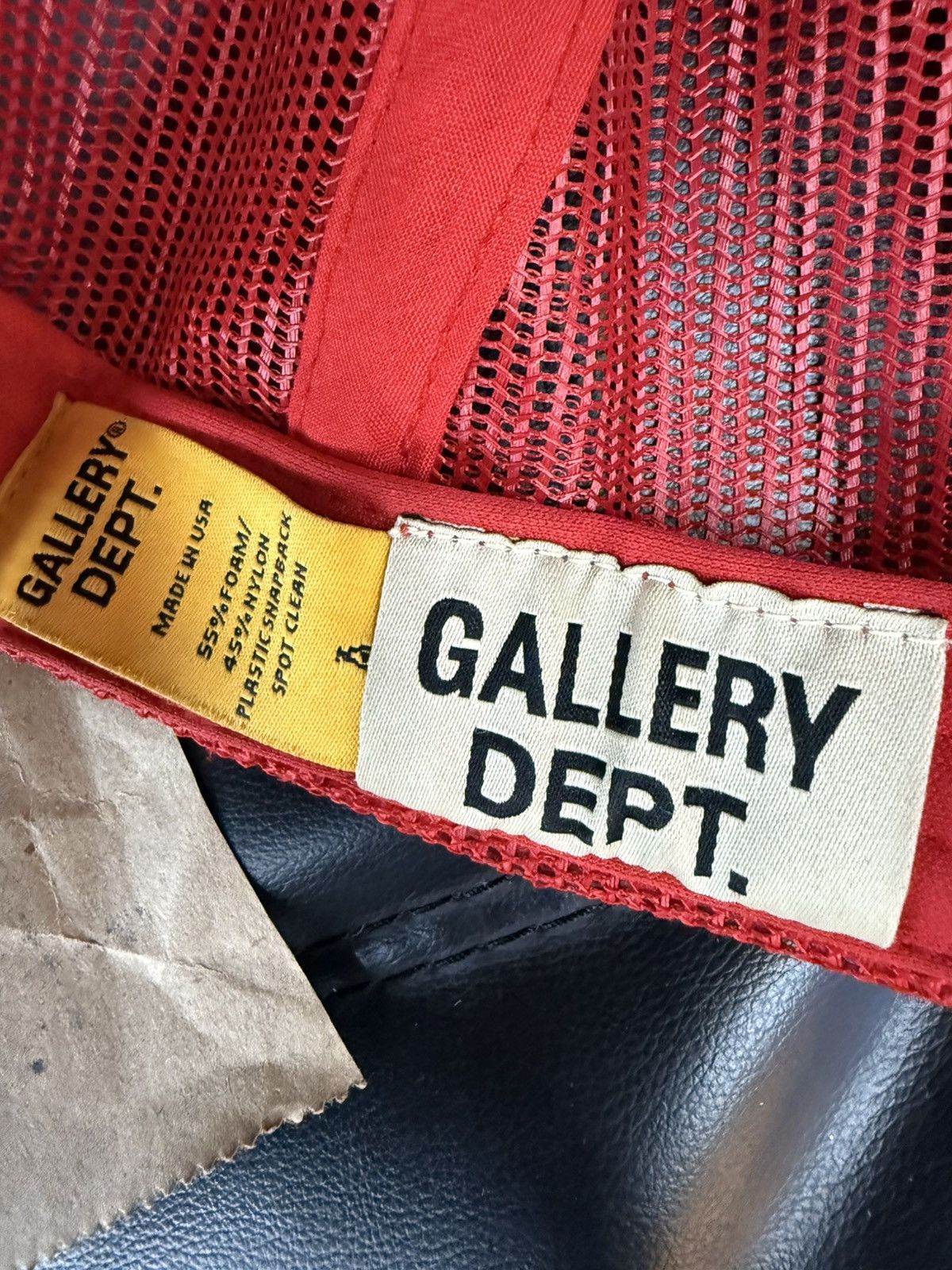 Gallery Dept. Gallery Dept. souvenir trucker cap red Size ONE SIZE - 3 Thumbnail