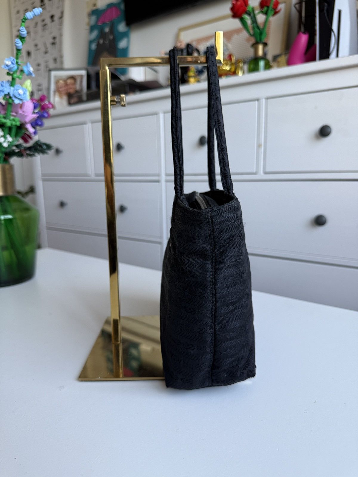 Designer × Prada × Vintage Vintage Prada Tessuto city handbag avantgarde archive luxury Size ONE SIZE - 4 Thumbnail