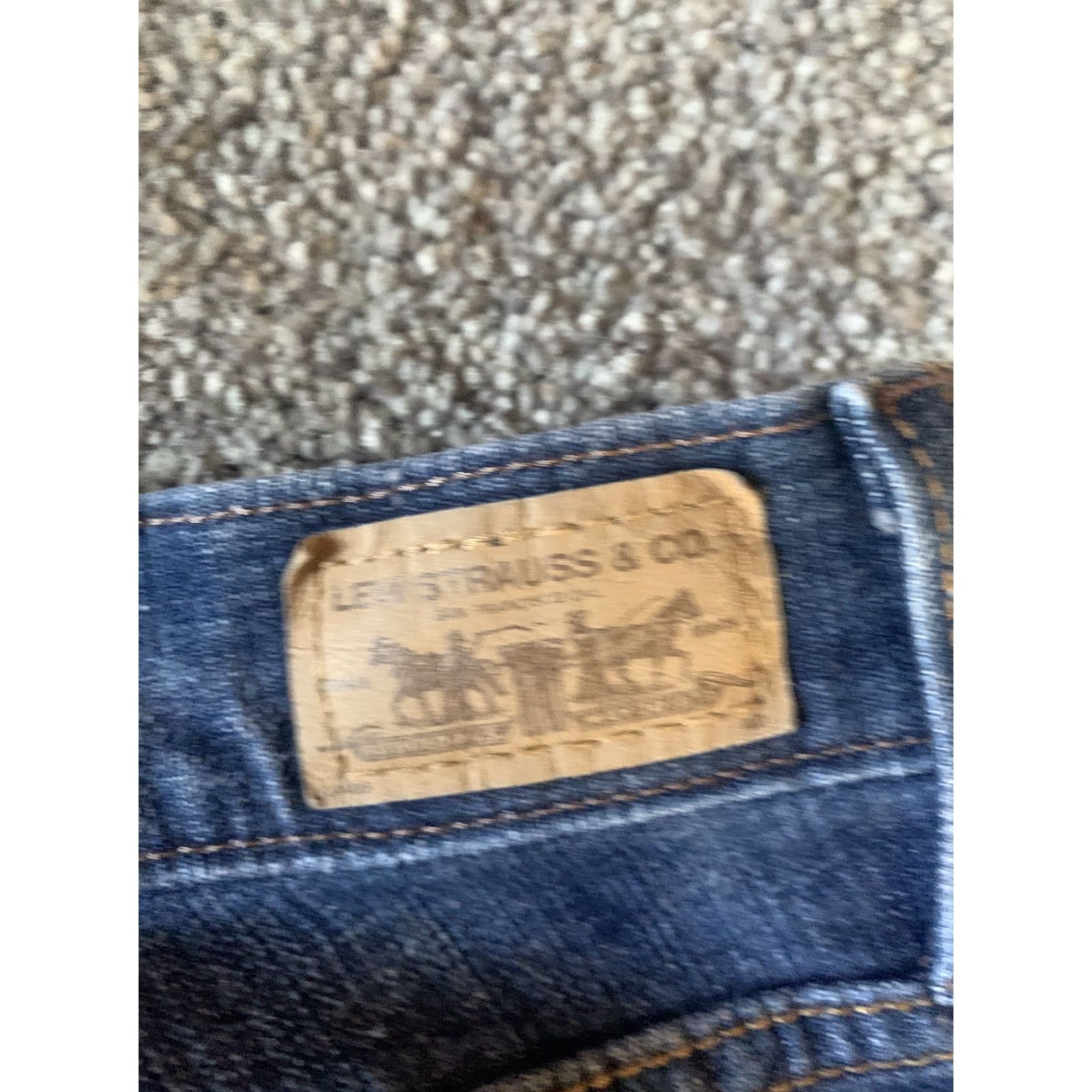 Levi's WOMENS Levi's 529 CURVY Bootcut BLUE Jeans 12 M 34x30 - Levi's Jeans Womens Bootcut 529 Medium Denim 9" Rise 30" Inseam Size 24" / US 00 / IT 34 - 7 Thumbnail