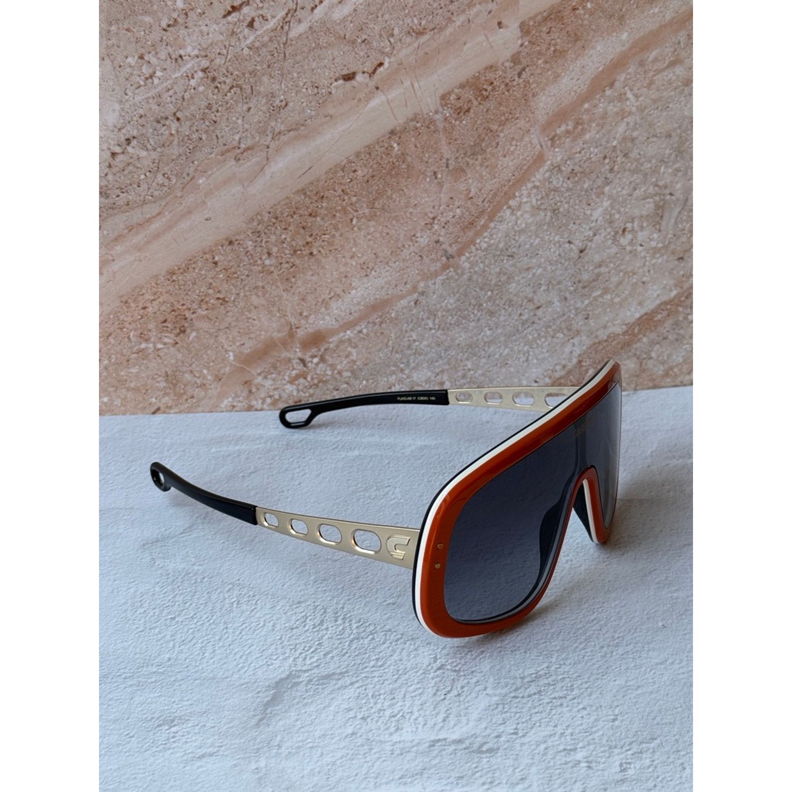 Carrera NEW Carrera Flaglab 17 Mask Shield Sunglasses Orange Size ONE SIZE - 8 Thumbnail