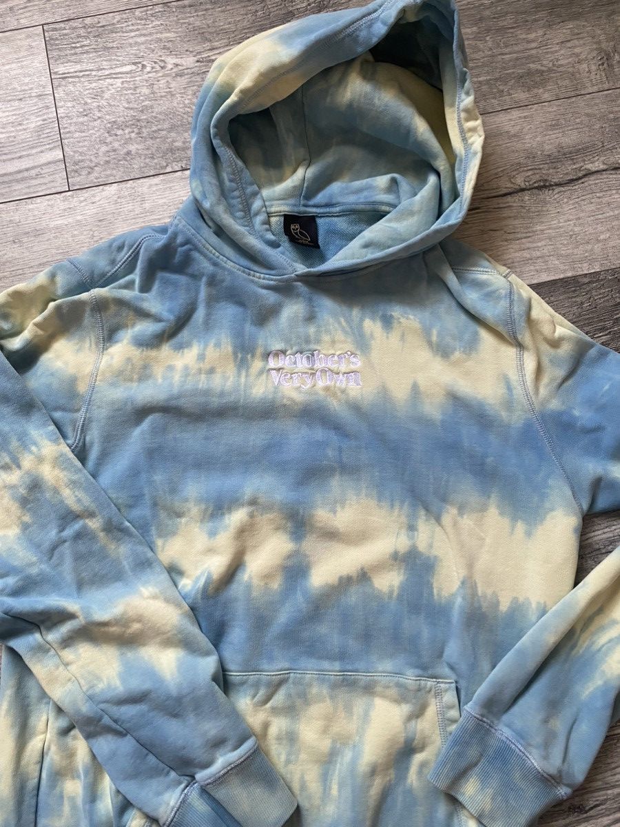 image of Octobers Very Own Drake Ovo Sky Blue Tye-Dye Hoodie Size L in Tie/Dye, Men's