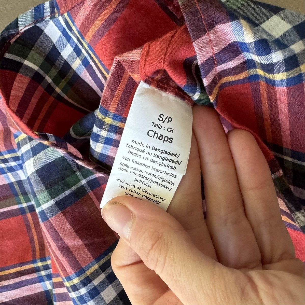 Chaps Chaps Button Up Plaid Shirt Size US S / EU 44-46 / 1 - 6 Thumbnail