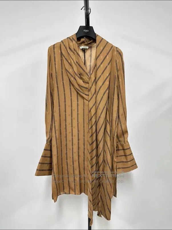 Fendi Fendi Silk Dress Size XS / US 0-2 / IT 36-38 - 1 Thumbnail
