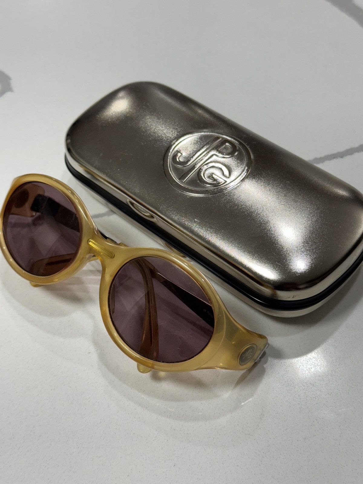 Jean Paul Gaultier VINTAGE JEAN PAUL GAULTIER 56-2272 STEAMPUNK SUNGLASSES Size ONE SIZE - 1 Thumbnail
