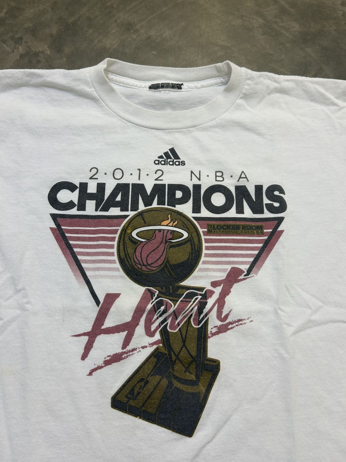 Adidas Miami Heat 2012 NBA Champions Tee Size US S / EU 44-46 / 1 - 2 Thumbnail