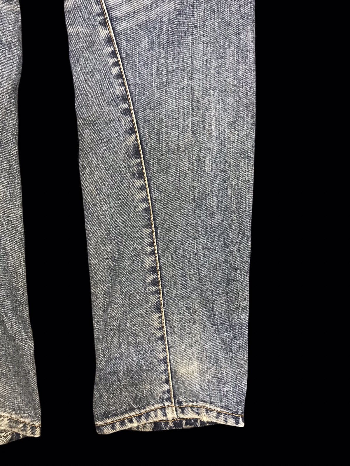 Japanese Brand 💥TWISTED LEG💥DOUBLE NAME PIRATE EMBROIDERY TWIST DENIM F410 Size US 31 - 15 Thumbnail