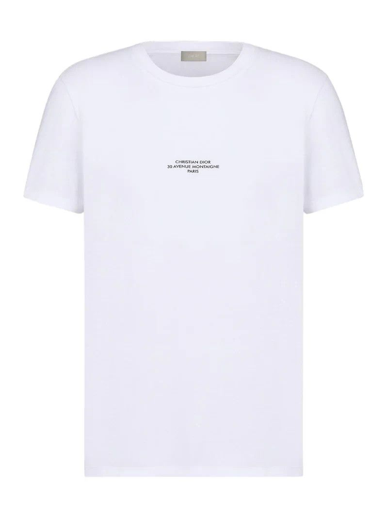 DIOR $580 White Cotton T-shirt New & Authentic
