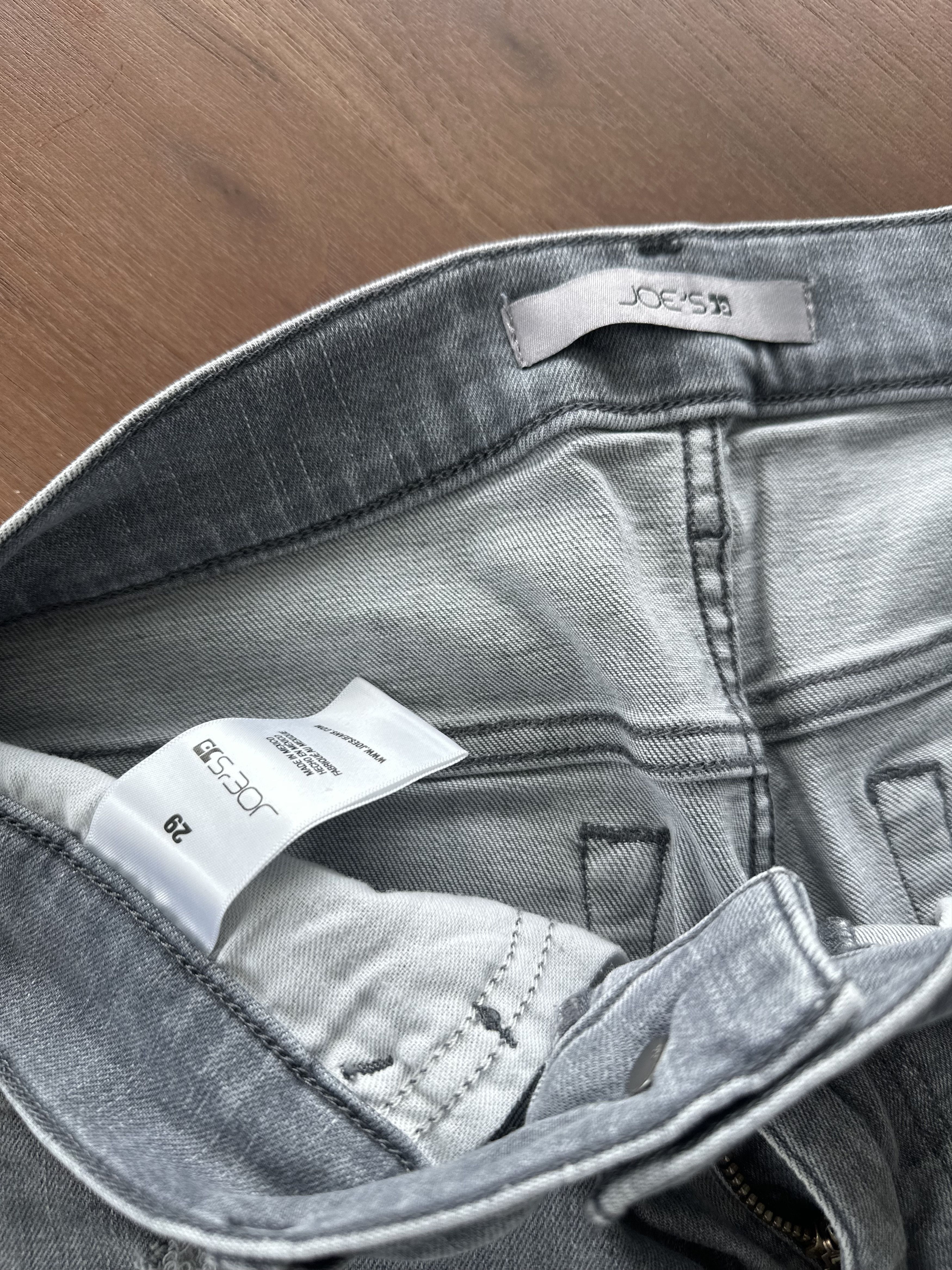 Joe's Joes Grey Ripped Stretchy Jeans - Slim Size US 29 - 4 Thumbnail