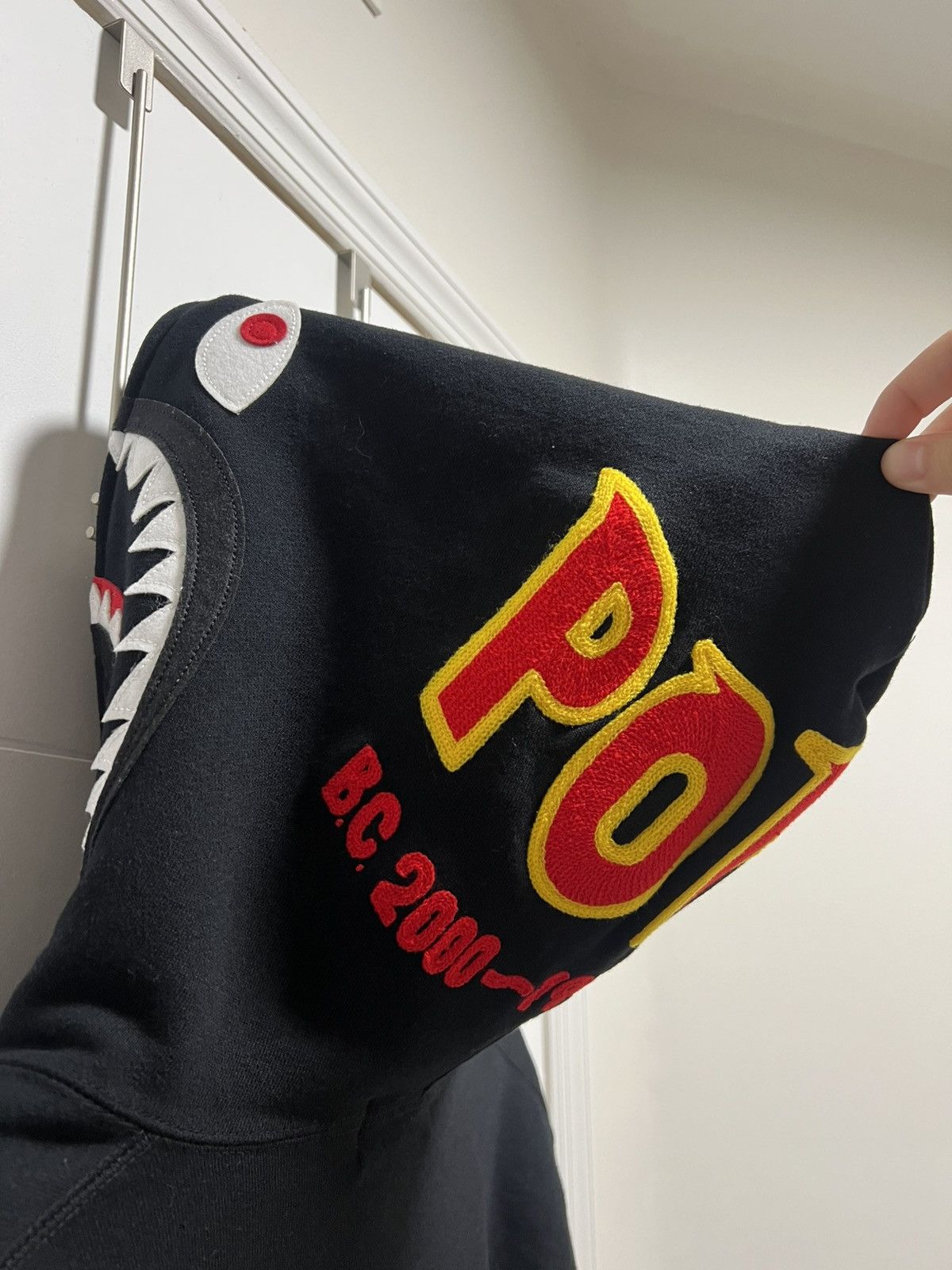 Bape Bape PONR Shark Hoodie Size US L / EU 52-54 / 3 - 3 Thumbnail
