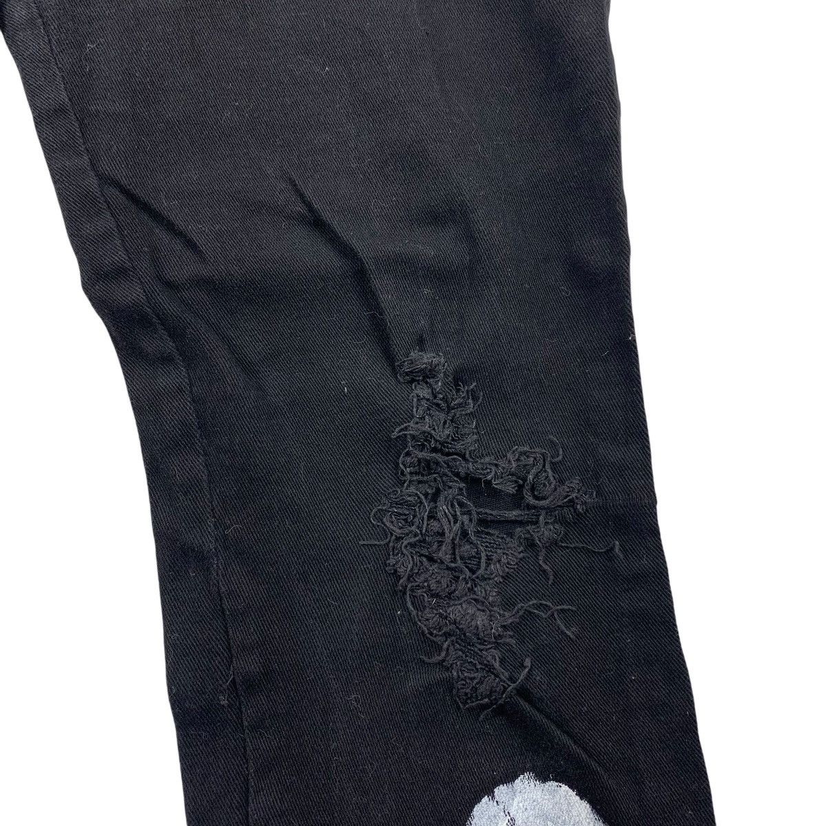 Japanese Brand NOVEMBER RAIN by Kingly mask distressed painted jeans Size US 32 / EU 48 - 10 Thumbnail