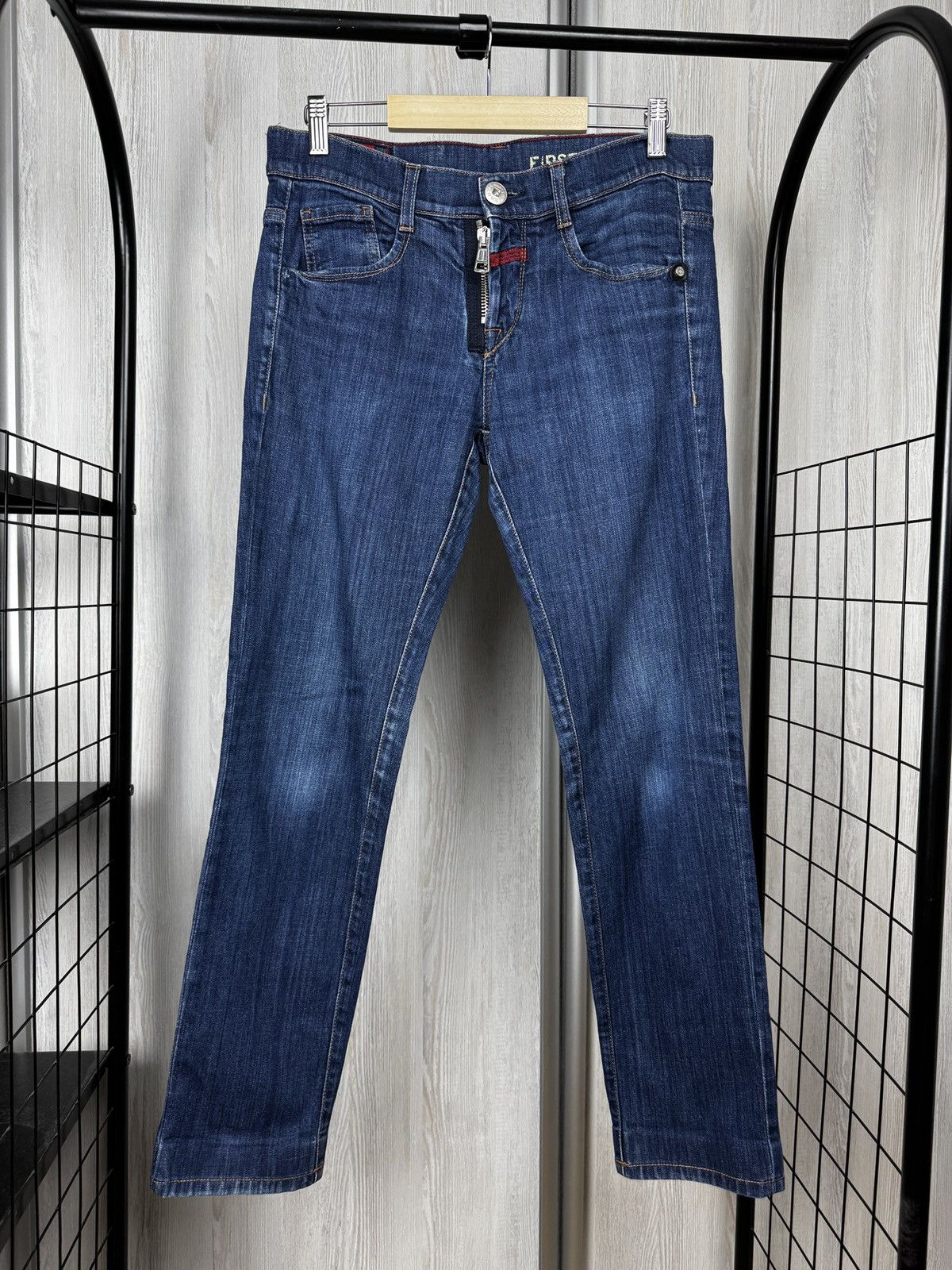 Marithe + Francois Girbaud Le jean devMarithe Francois Girbaud blue faded denim pants Size 30" / US 8 / IT 44 - 1 Thumbnail