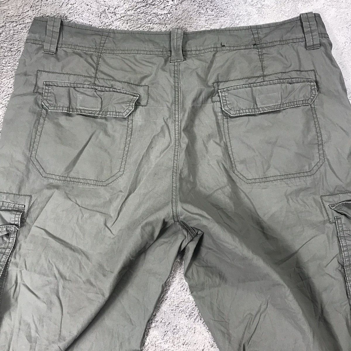 Vintage Vintage 90s Baggy Cargo Pants Parachute Flared Streetwear 30 Size 30" / US 8 / IT 44 - 7 Thumbnail