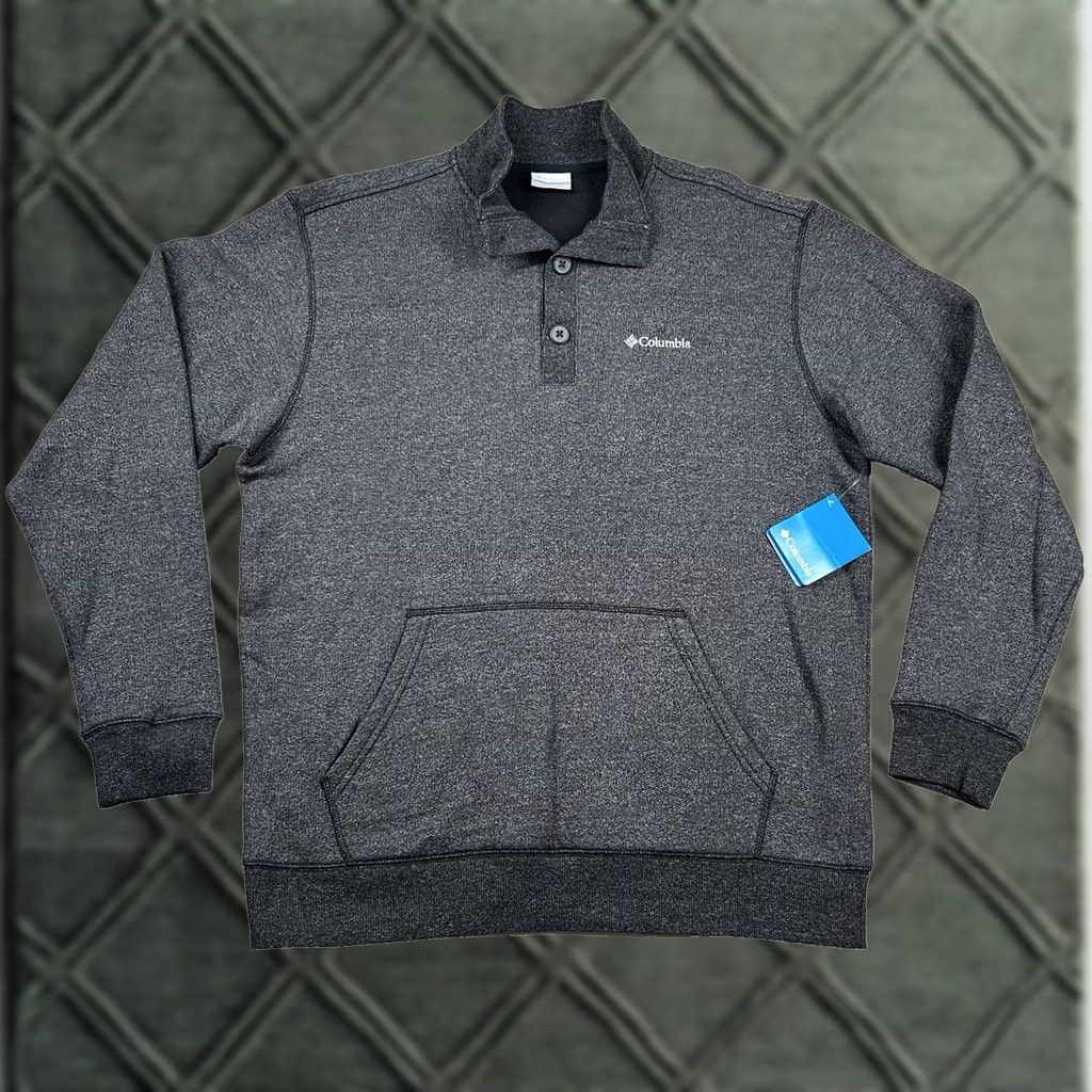 Greats Columbia Jacket Mens L Great Barlow Basin II Pullover Heathered Collared Pockets Size US L / EU 52-54 / 3 - 1 Thumbnail