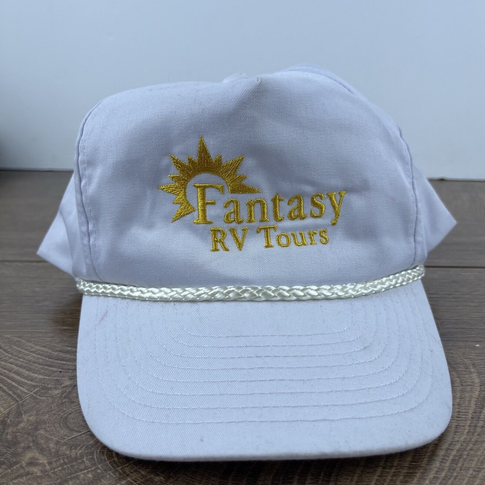 Other Fantasy Rv Tours Hat Snapback Hat White Hat Adjustable White Size ONE SIZE - 3 Thumbnail
