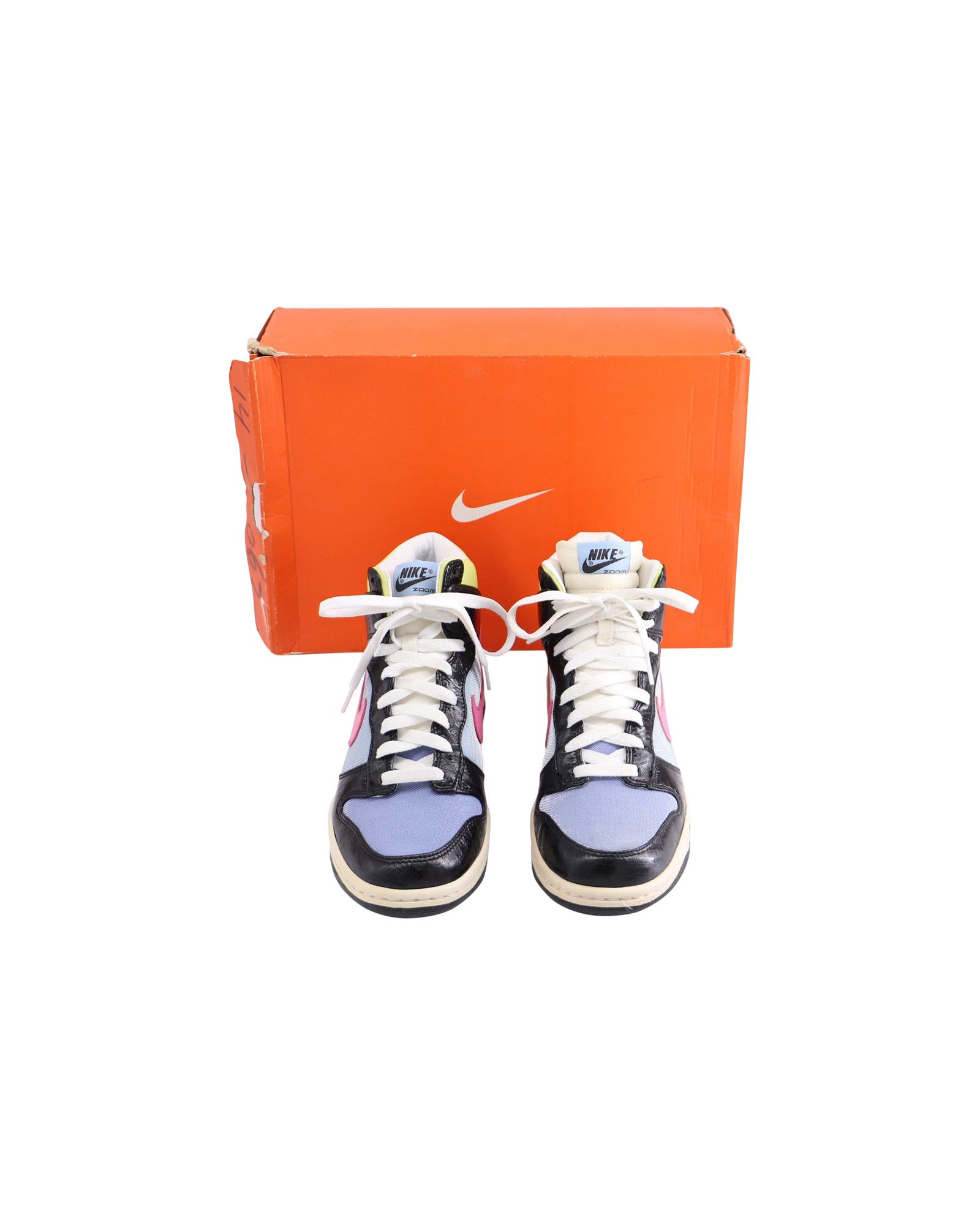 Nike Nike Dunk High Premium Sneakers in Pink Purple Frost Leather Size US 8 / EU 41 - 1 Thumbnail