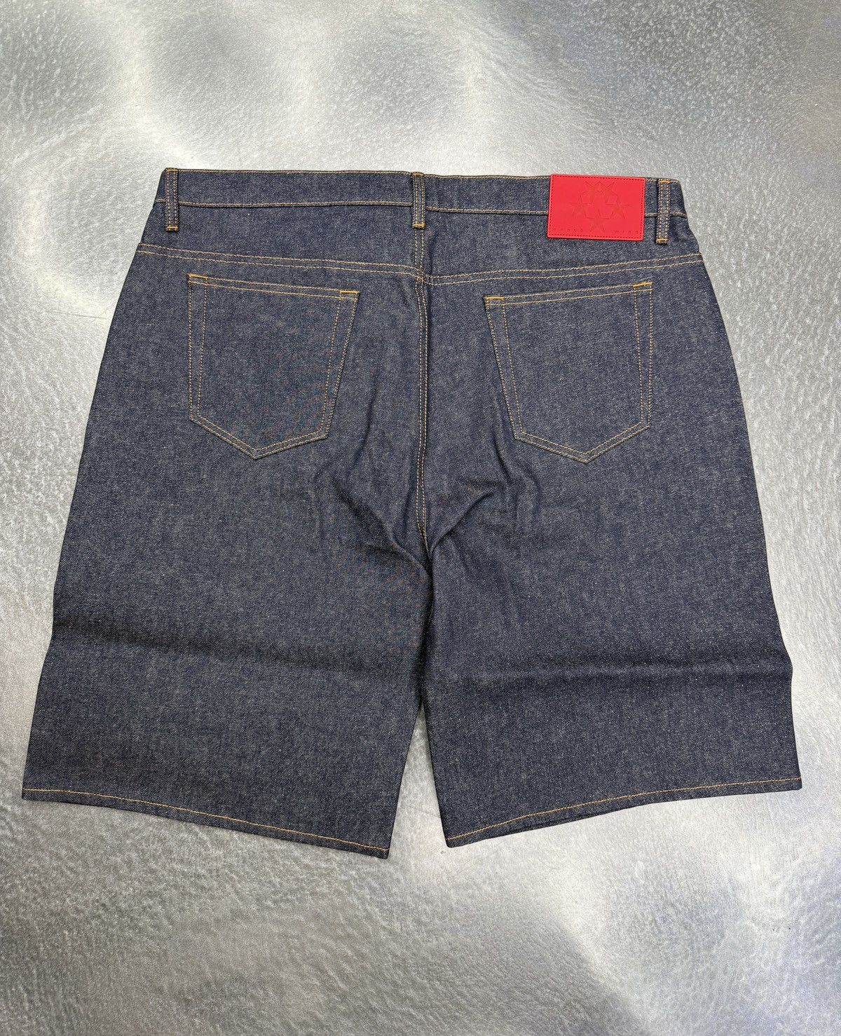 Sp5der Sp5der V3 Logo Denim Shorts Size US 38 / EU 54 - 5 Thumbnail