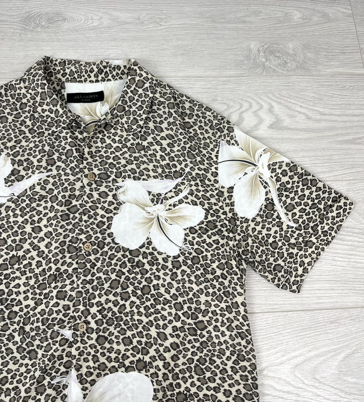Allsaints Allsaints Hawaiian Kuhi SS Shirt Size US M / EU 48-50 / 2 - 4 Thumbnail