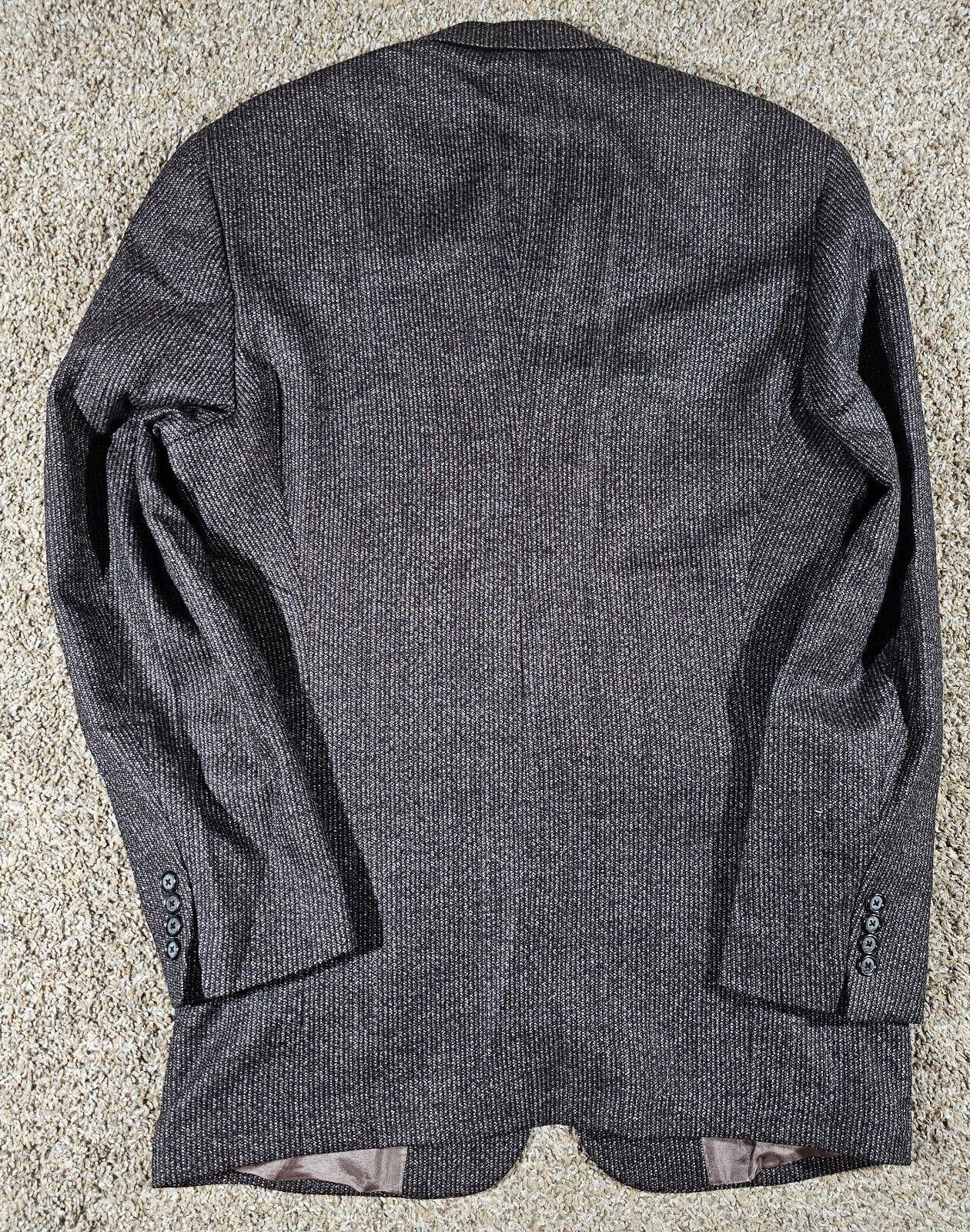 Designer Marco Carelli Lambswool Cashmere Blazer 44L 2 Button READ Size 38R - 8 Thumbnail