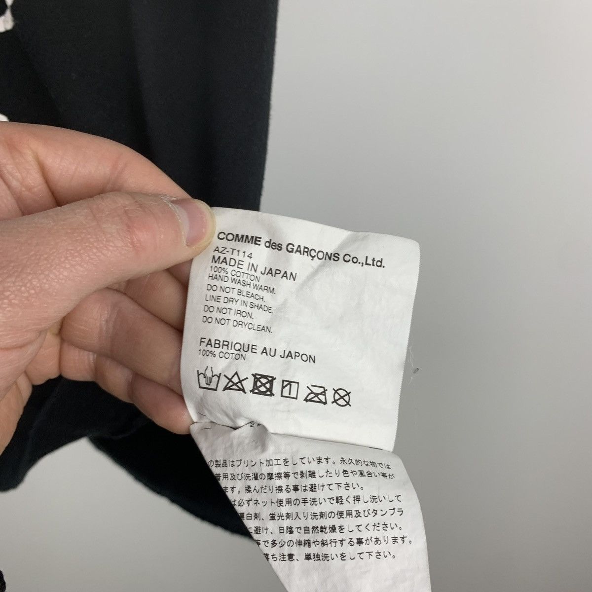 Comme des Garcons PLAY Comme Des Garcons Play Tee Japanese Big Logo Size US M / EU 48-50 / 2 - 12 Thumbnail