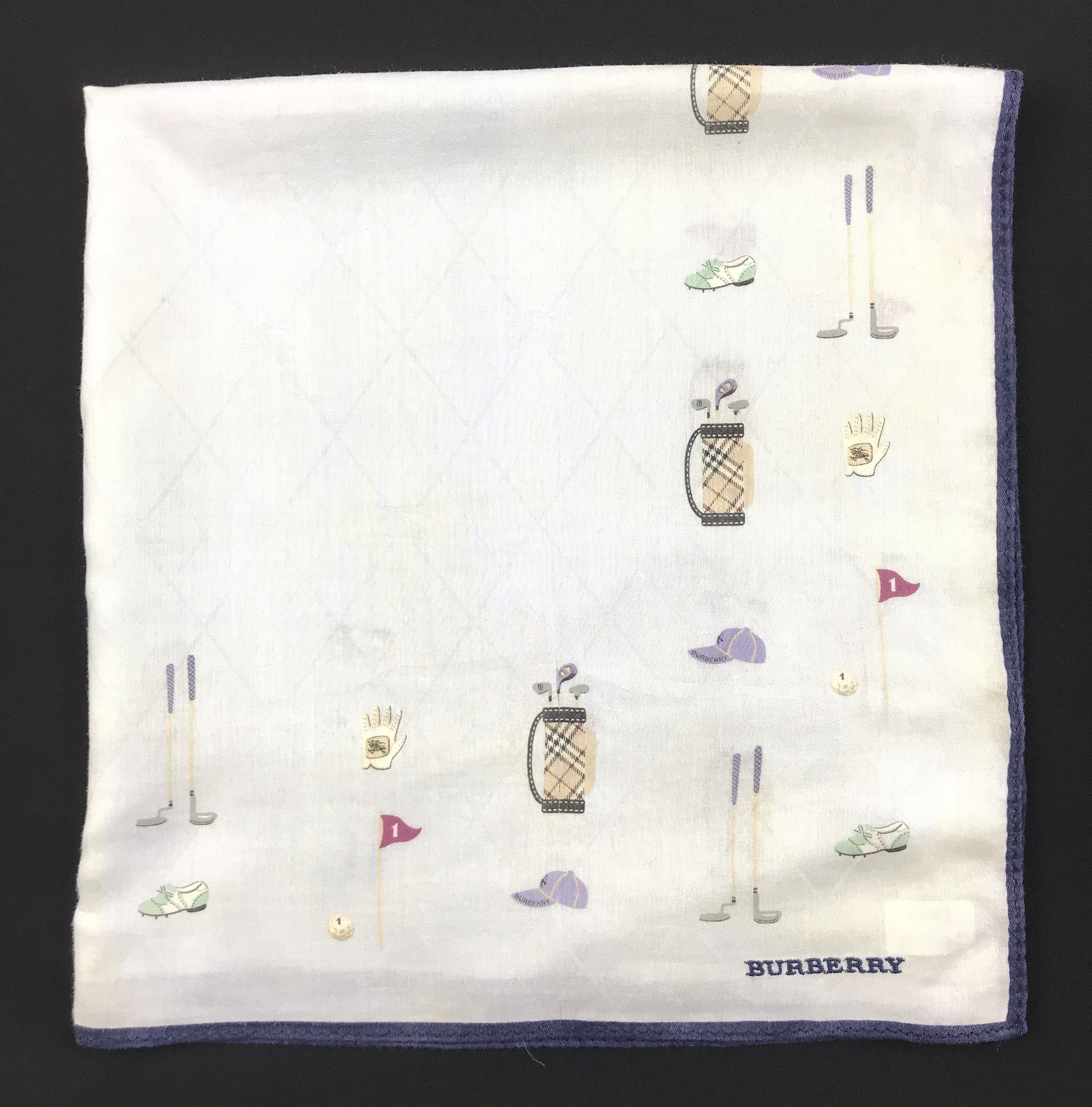 Burberry × Vintage Vintage Burberry Bandana Neckerchief Handkerchief Size ONE SIZE - 2 Thumbnail