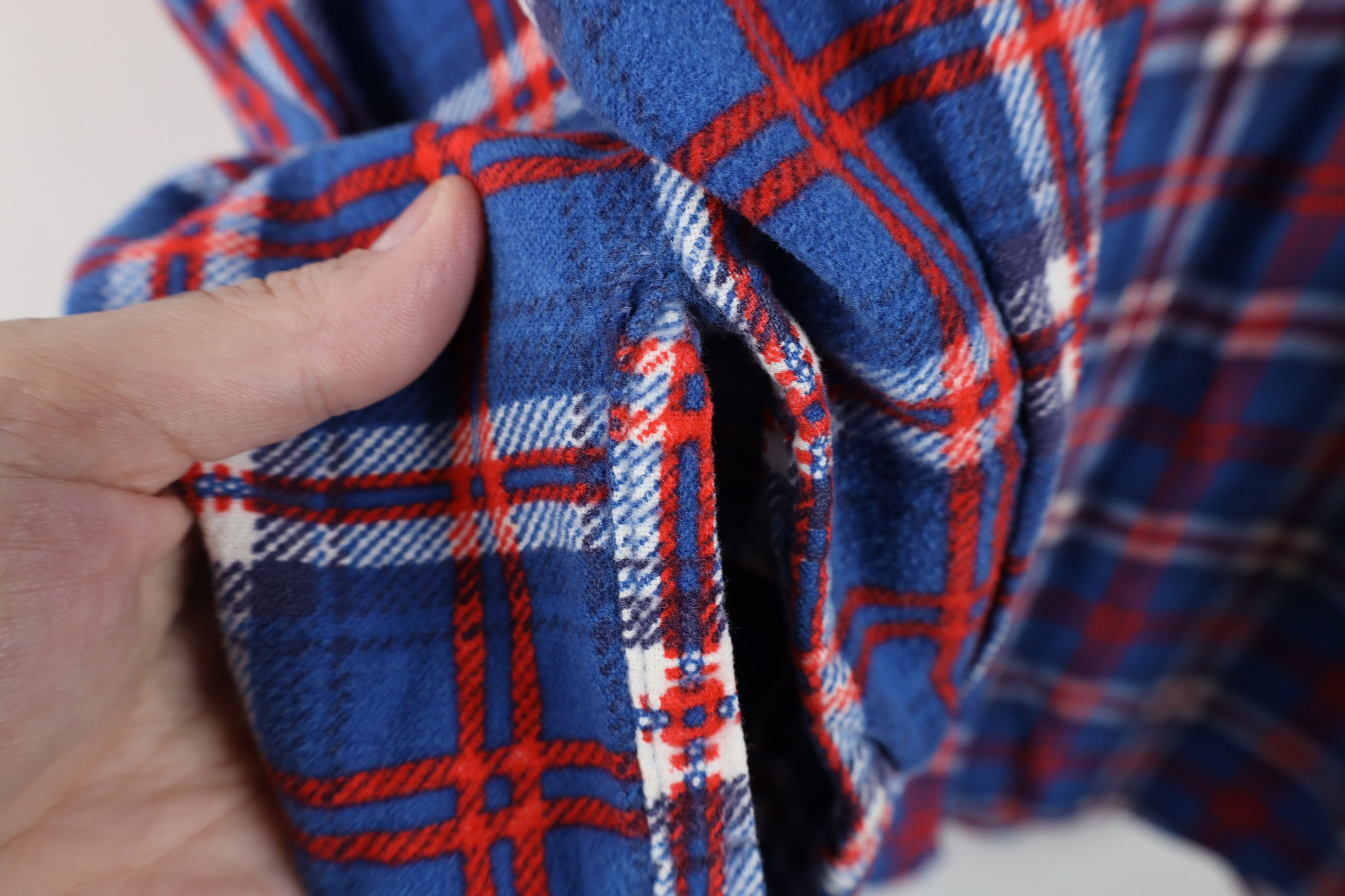 Vintage Vintage 70s Streetwear Collar Flannel Button Shirt Plaid Size US L / EU 52-54 / 3 - 8 Thumbnail